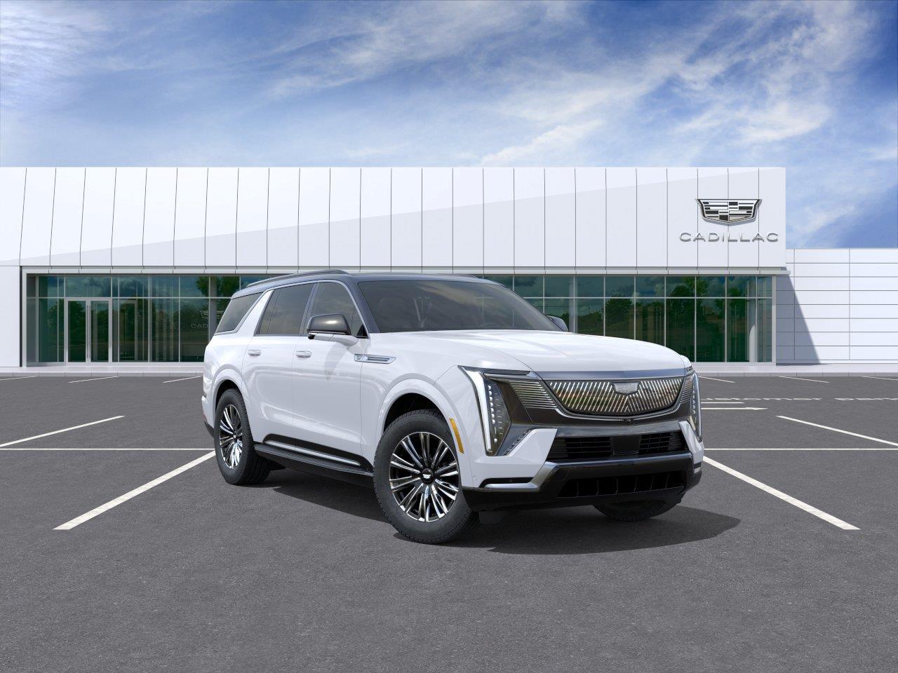Vibrant White Tricoat 2026 Cadillac Escalade IQL SUV / Crossover All-Wheel Drive Automatic
