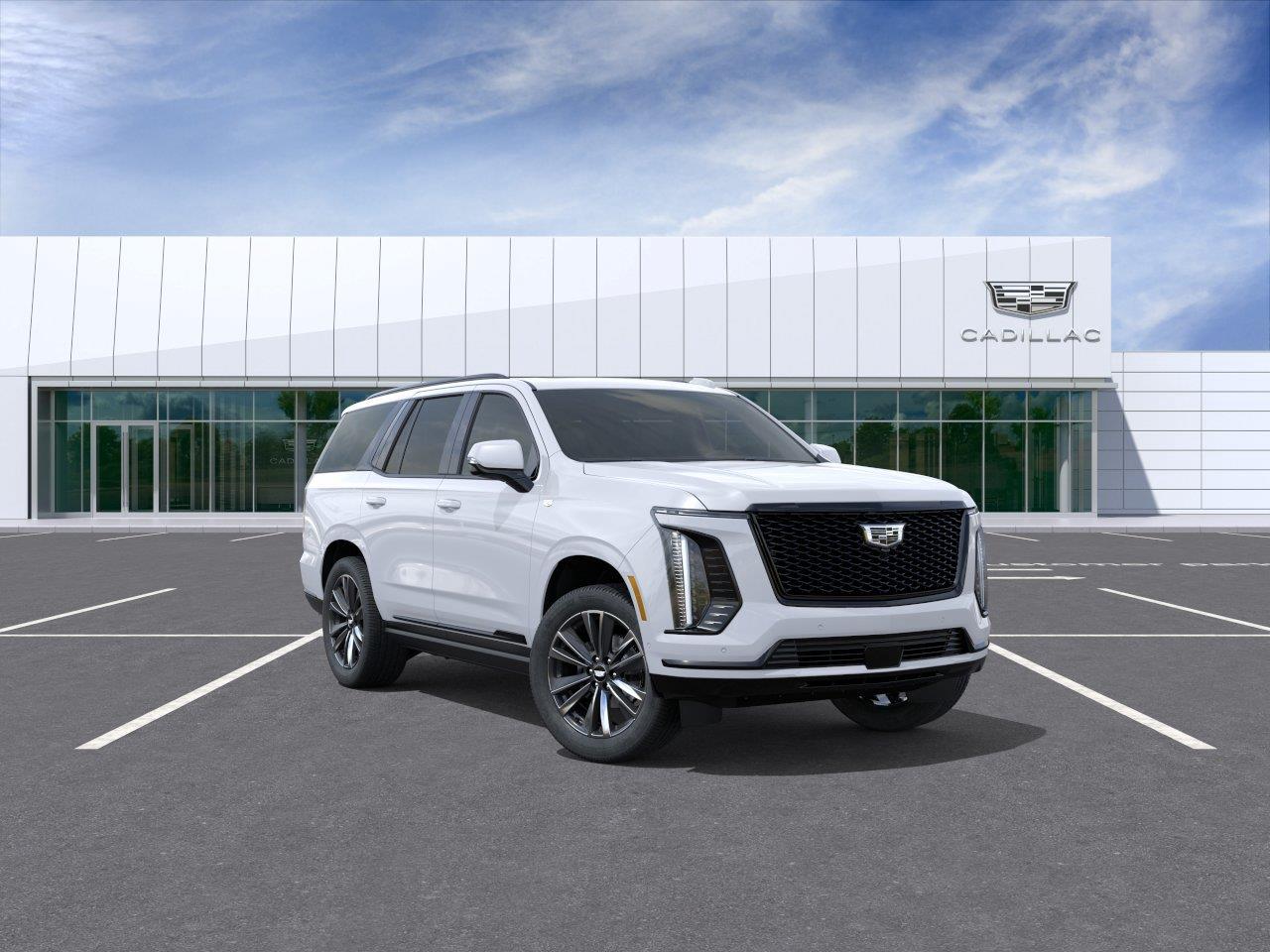 Vibrant White Tricoat 2027 Cadillac Escalade SUV / Crossover Four-Wheel Drive Automatic