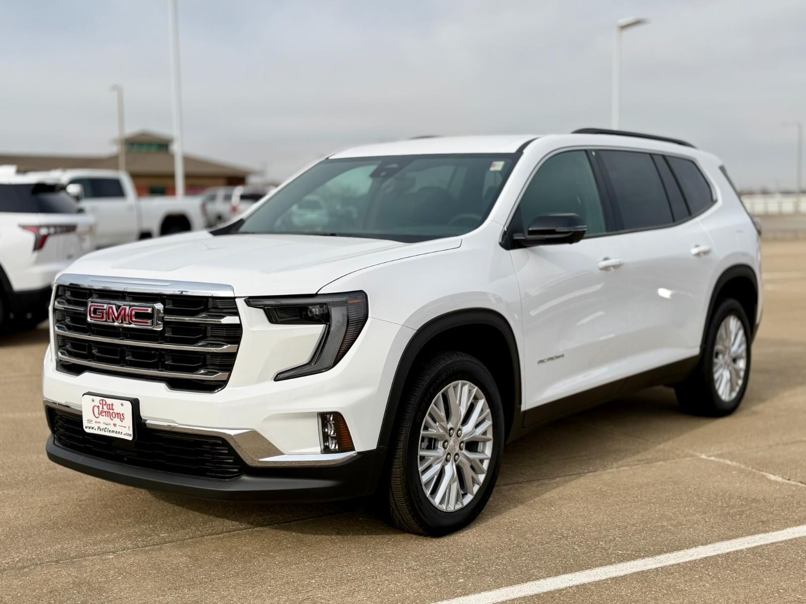 Summit White 2026 GMC Acadia SUV / Crossover Four-Wheel Drive 8-Speed Automatic