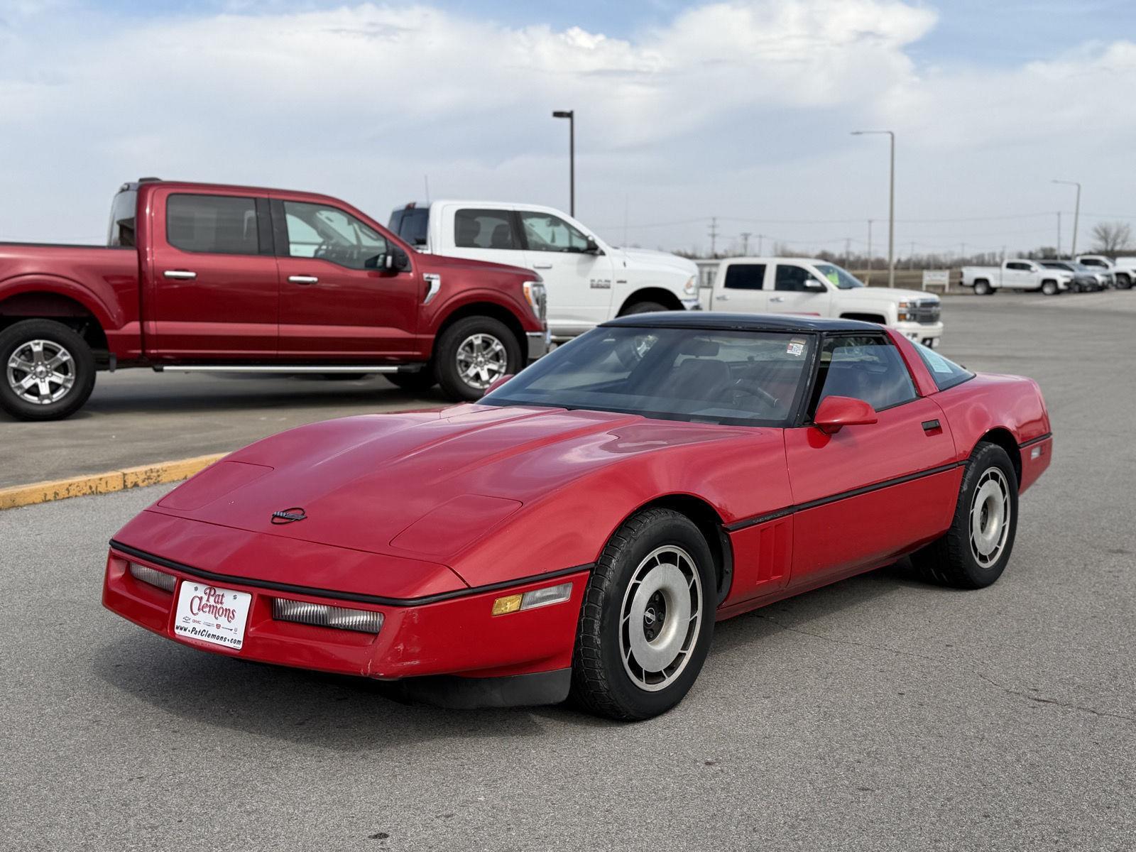 Red 1985 Chevrolet Corvette Coupe RWD Coupe Rear-Wheel Drive Automatic