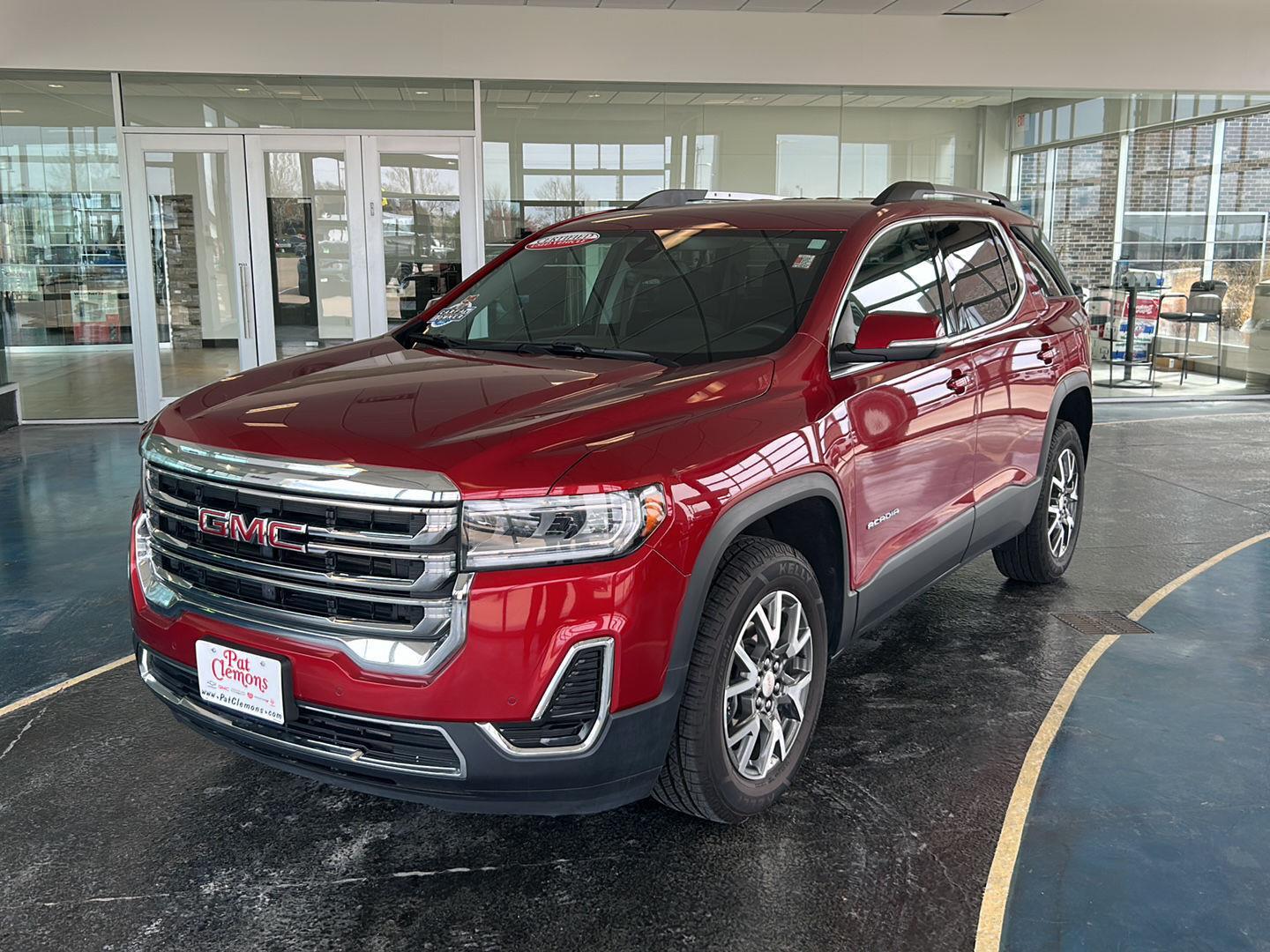 Cayenne Red Tintcoat 2022 GMC Acadia SLE AWD SUV / Crossover Four-Wheel Drive Automatic