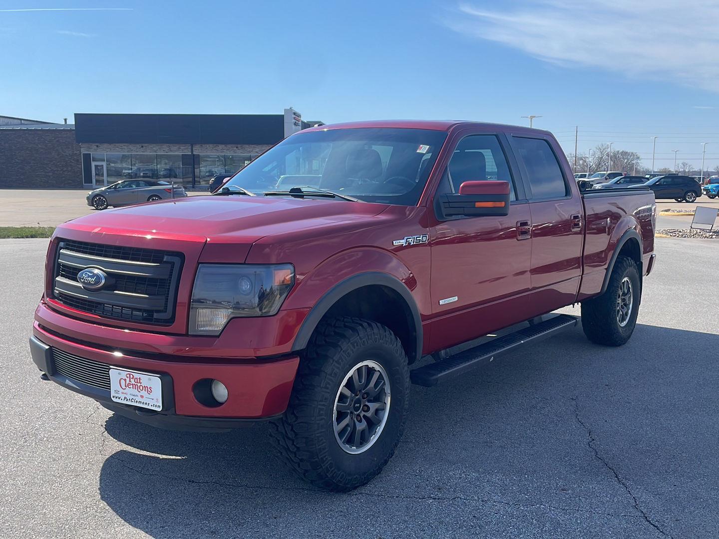Ruby Red Metallic Tinted Clear Coat 2013 Ford F-150 FX4 SuperCrew 4WD Pickup Truck Four-Wheel Drive 6-Speed Automatic
