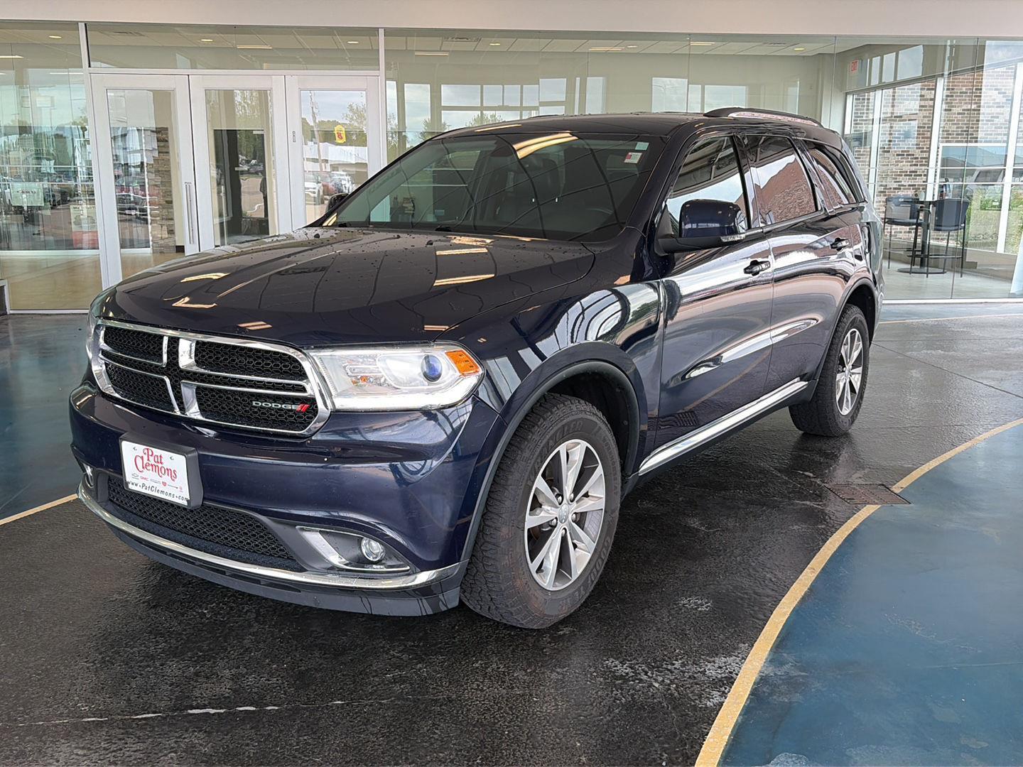 True Blue Pearlcoat 2016 Dodge Durango SUV / Crossover All-Wheel Drive 8-Speed Automatic