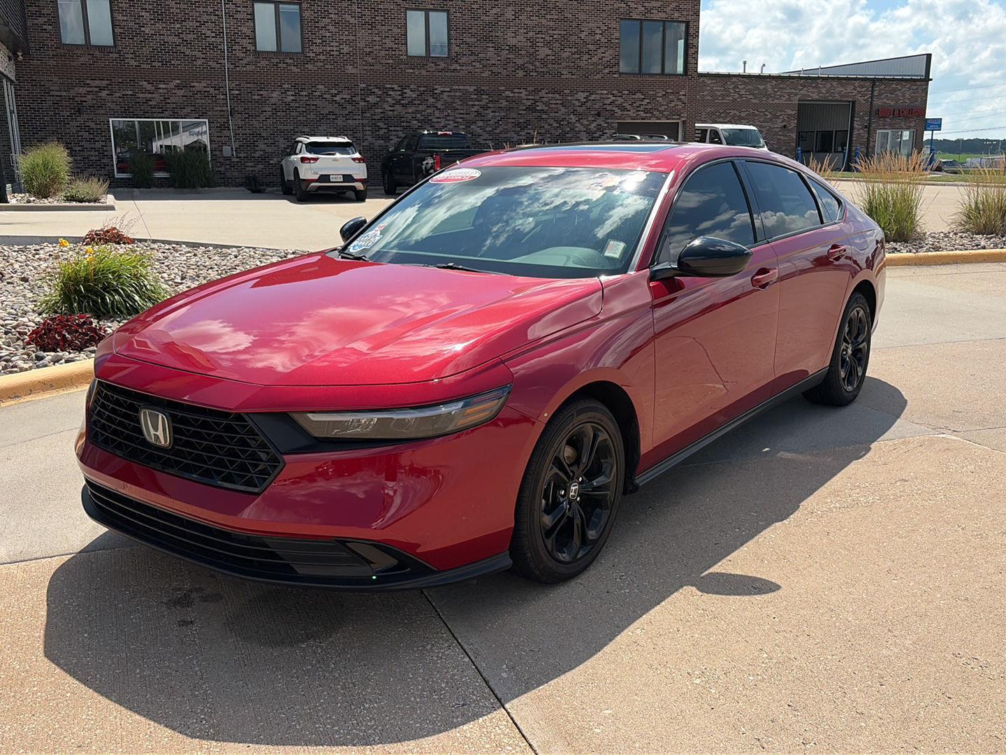Radiant Red Metallic 2025 Honda Accord Sedan Front-Wheel Drive Continuously Variable Transmission