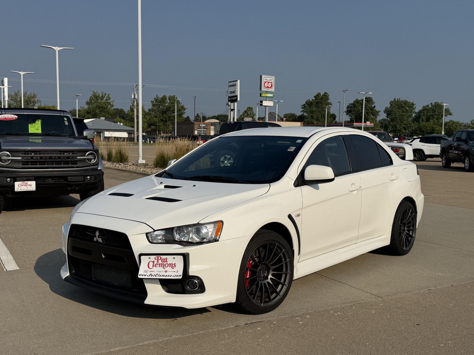 Wicked White 2014 Mitsubishi Lancer Evolution Sedan All-Wheel Drive Manual