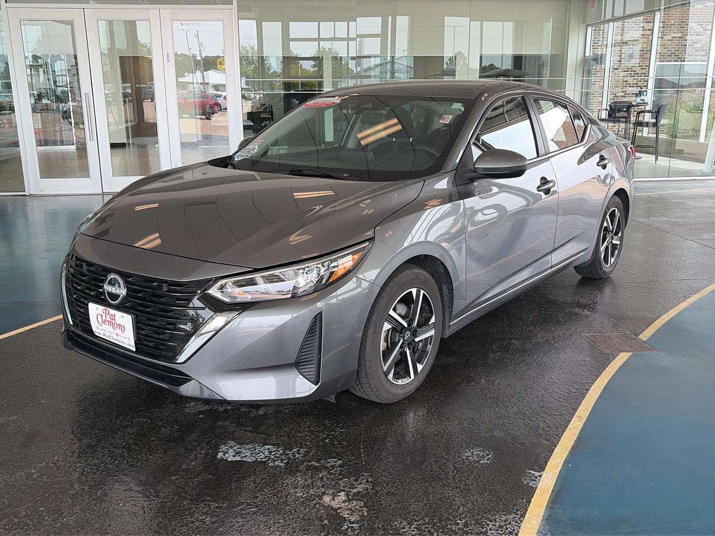 Gray (Gun Metallic) 2025 Nissan Sentra Sedan Front-Wheel Drive Continuously Variable Transmission