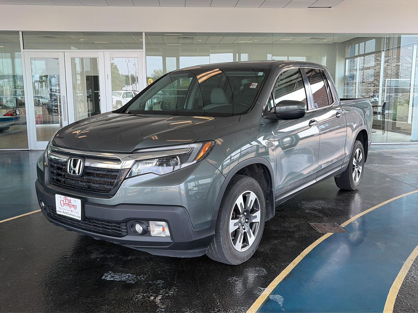 Forest Mist Metallic 2019 Honda Ridgeline Pickup Truck All-Wheel Drive 6-Speed Automatic