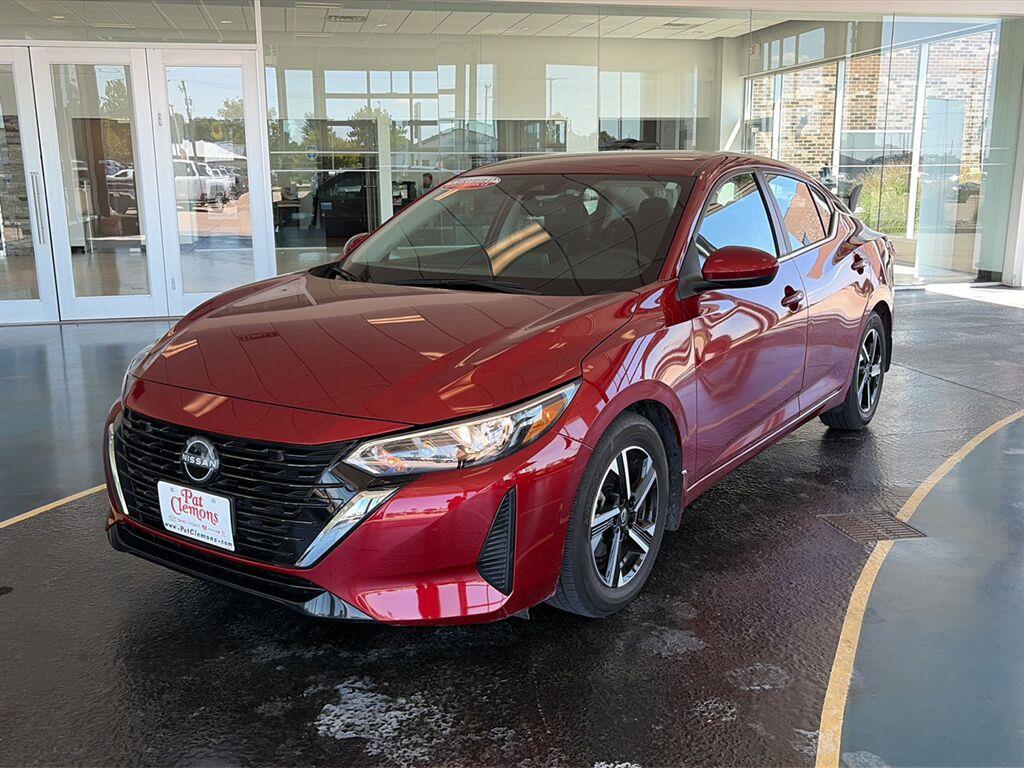 Red (Scarlet Ember Tintcoat) 2025 Nissan Sentra Sedan Front-Wheel Drive Continuously Variable Transmission