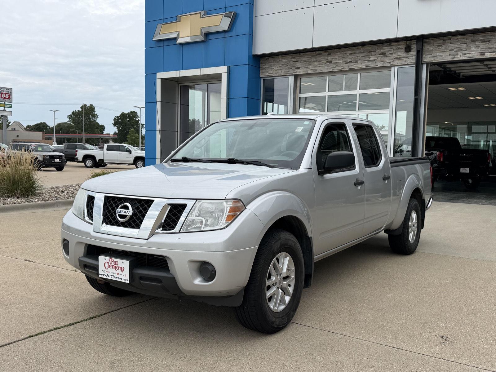 Brilliant Silver 2016 Nissan Frontier Pickup Truck Four-Wheel Drive Automatic