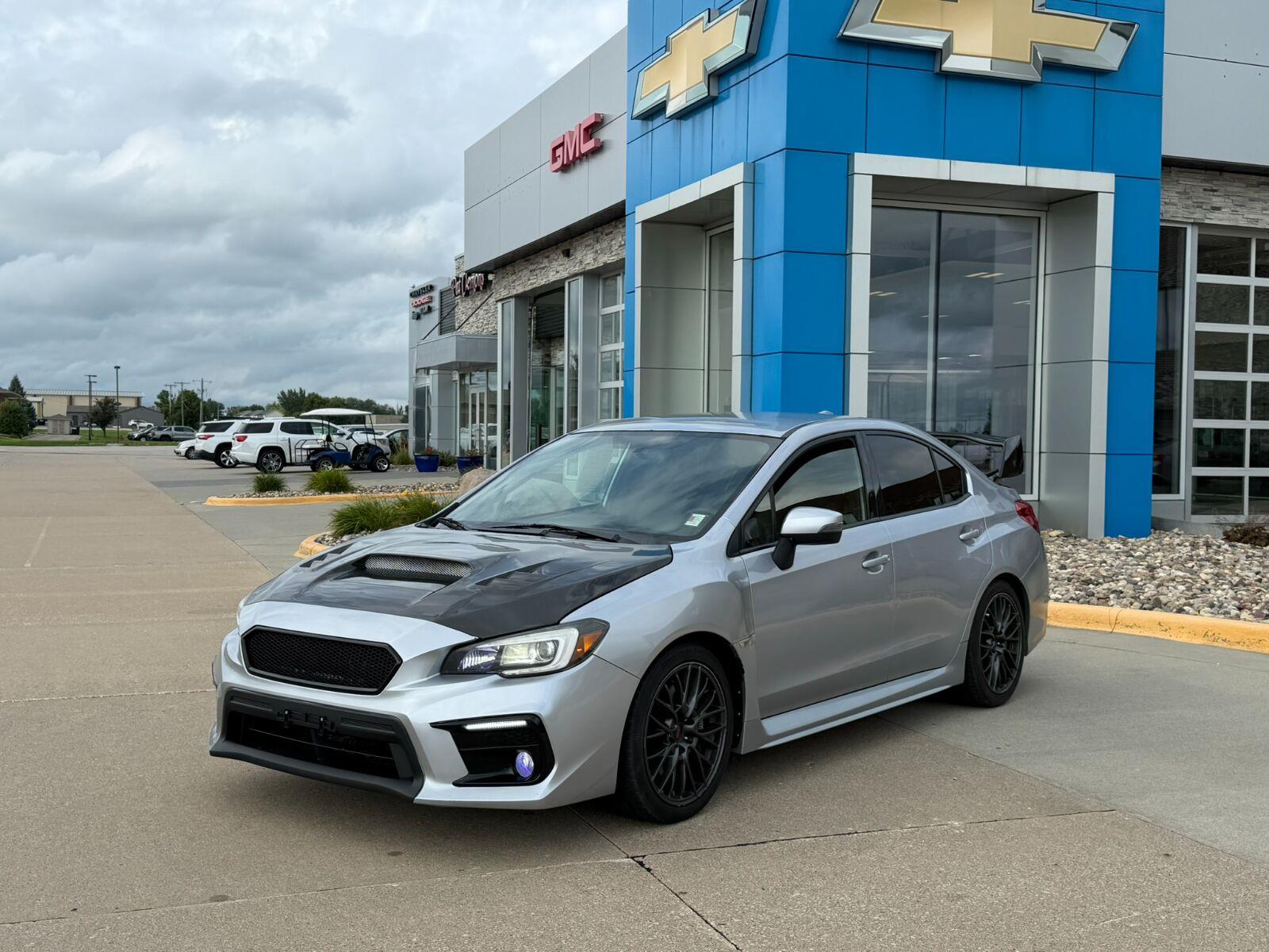 Ice Silver Metallic 2015 Subaru WRX STI Sedan All-Wheel Drive Manual