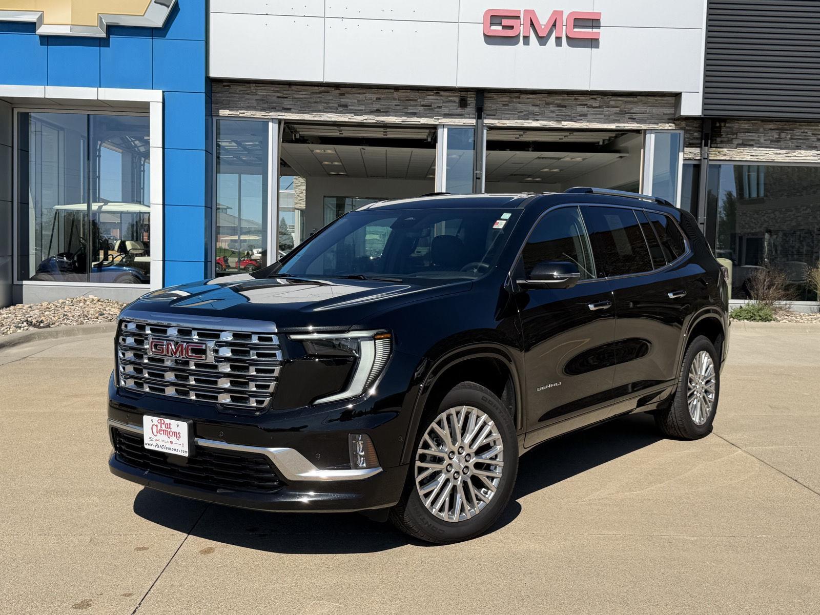 Black (Ebony Twilight Metallic) 2025 GMC Acadia SUV / Crossover Four-Wheel Drive 8-Speed Automatic