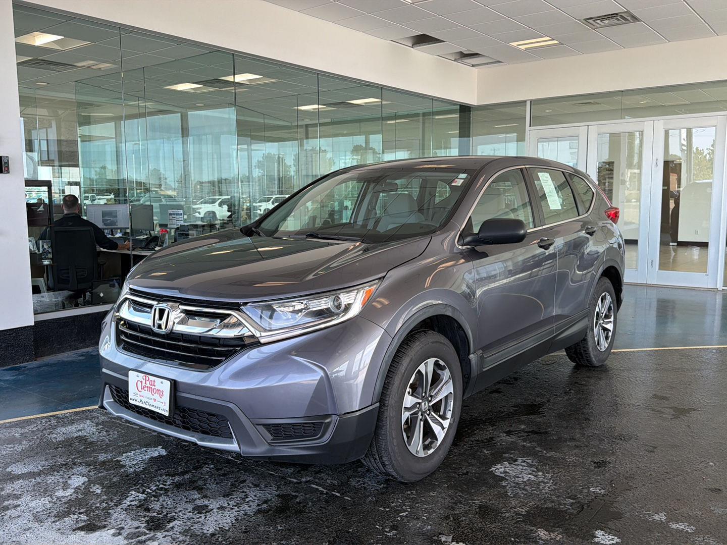 Gray (Modern Steel Metallic) 2017 Honda CR-V SUV / Crossover All-Wheel Drive Continuously Variable Transmission