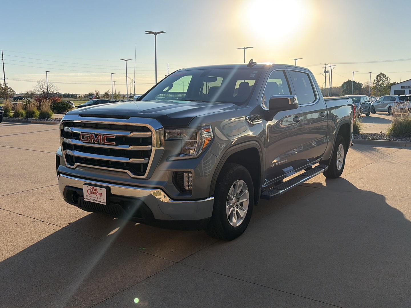 Gray (Satin Steel Metallic) 2021 GMC Sierra 1500 Pickup Truck Four-Wheel Drive 8-Speed Automatic