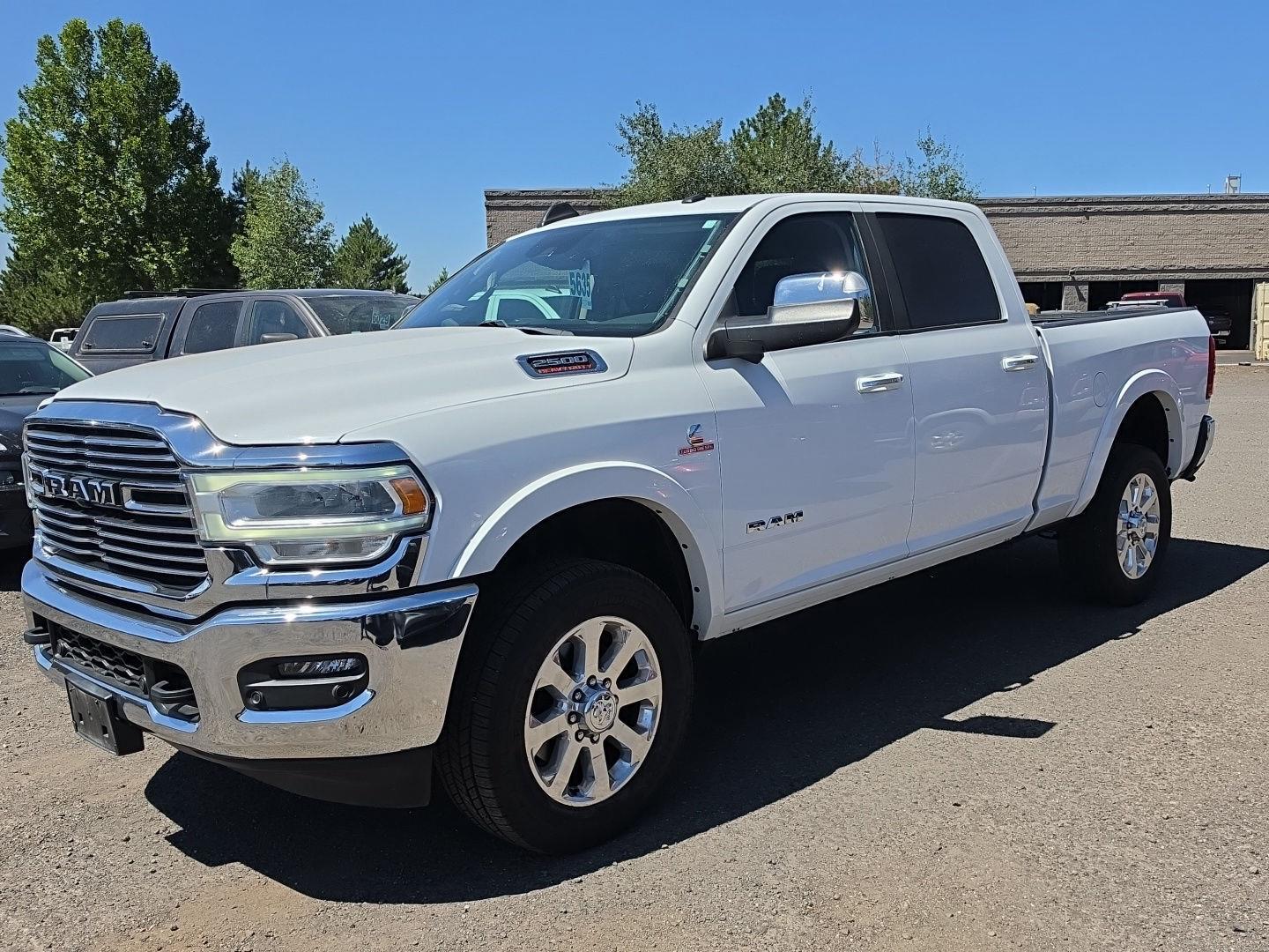 Bright White Clearcoat 2021 RAM 2500 Pickup Truck Four-Wheel Drive 6-Speed Automatic