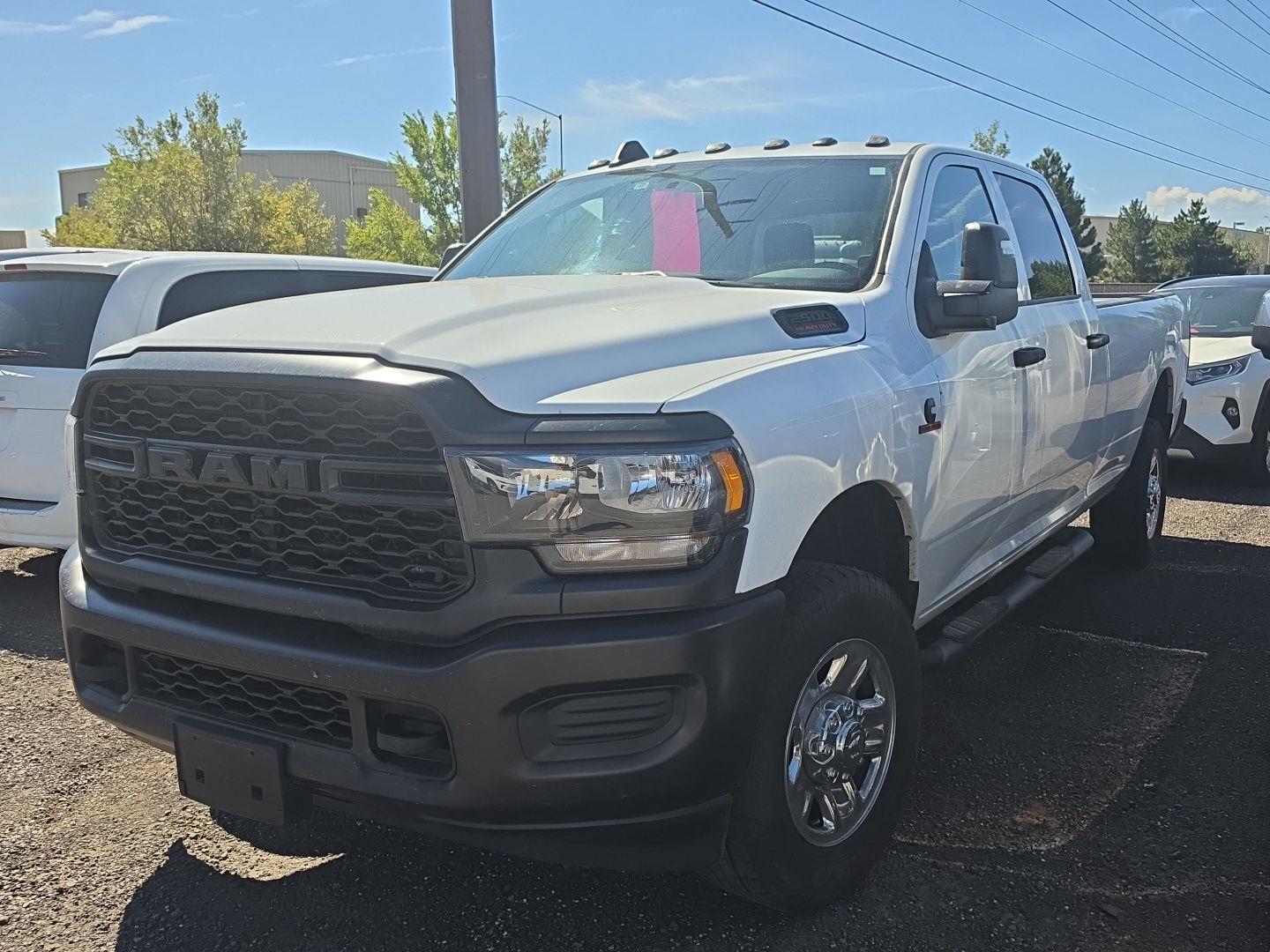 Bright White Clearcoat 2024 RAM 2500 Pickup Truck Four-Wheel Drive 6-Speed Automatic