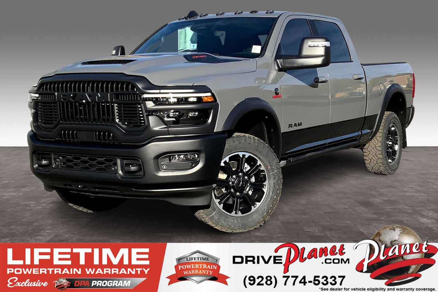 Gray (Ceramic Grey Clearcoat) 2026 RAM 2500 Pickup Truck Four-Wheel Drive 8-Speed Automatic