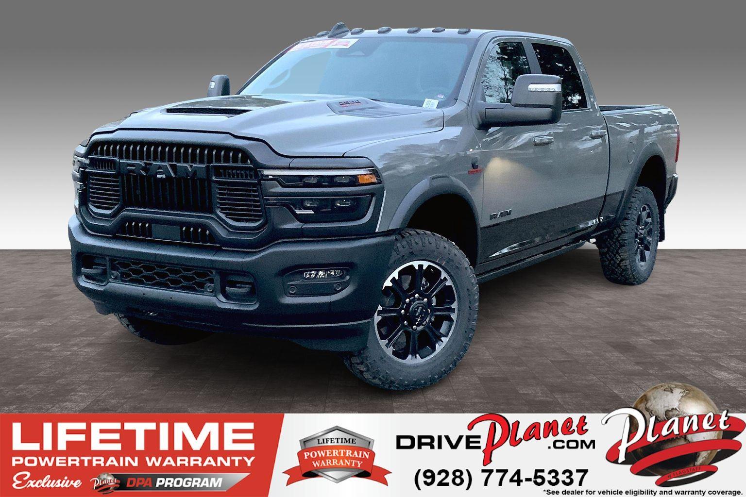 Gray (Ceramic Grey Clearcoat) 2026 RAM 2500 Pickup Truck Four-Wheel Drive 8-Speed Automatic