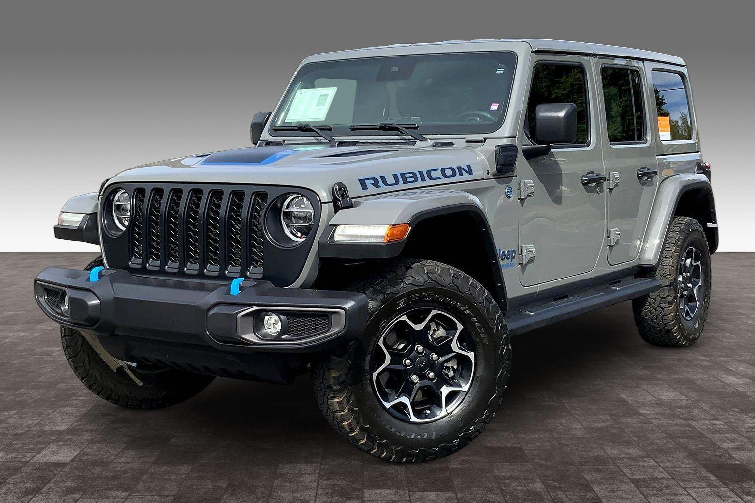 Sting-Gray Clearcoat 2022 Jeep Wrangler 4xe Rubicon 4WD SUV / Crossover Four-Wheel Drive 8-Speed Automatic
