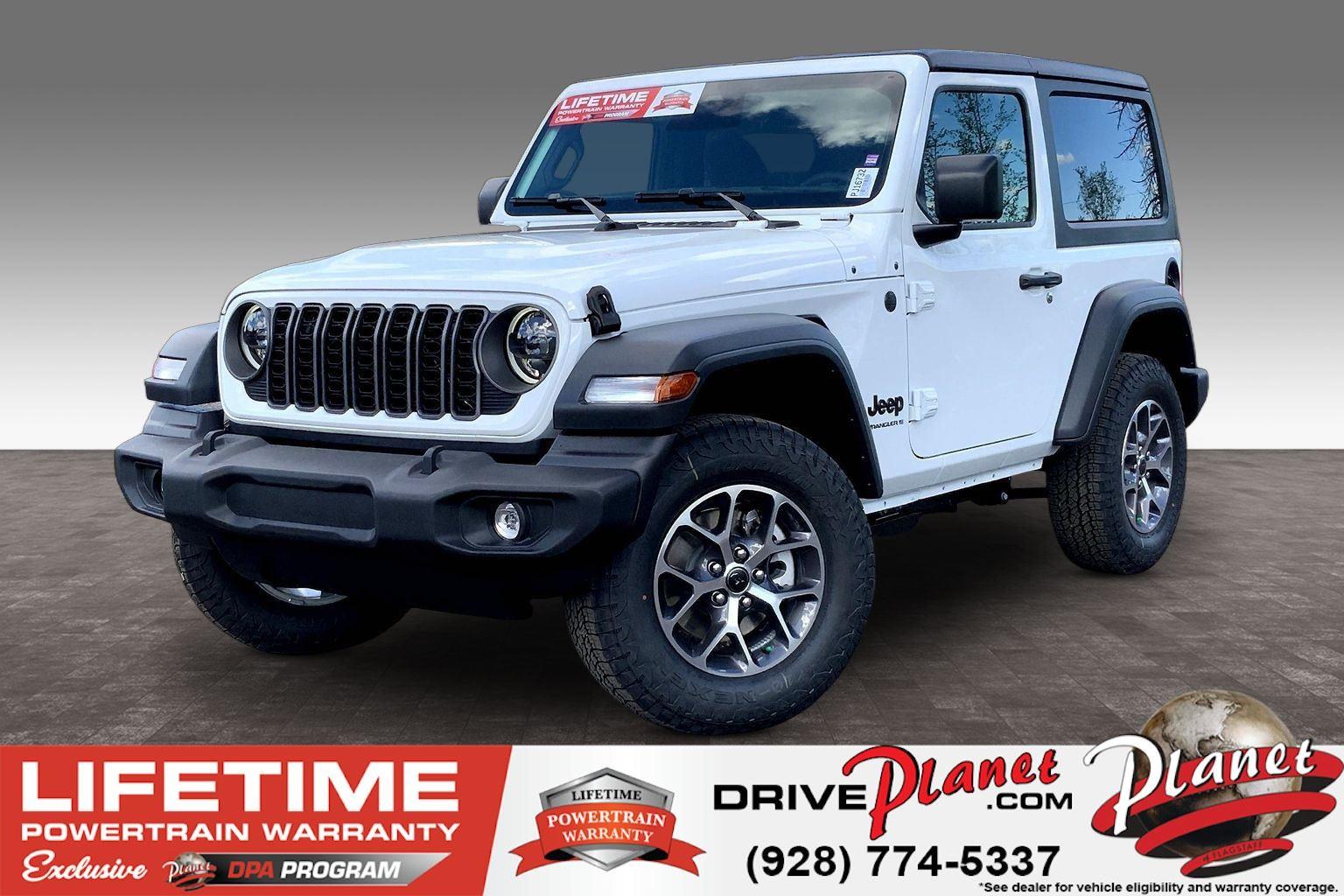 Bright White Clearcoat 2026 Jeep Wrangler Sport S 2-Door 4WD SUV / Crossover Four-Wheel Drive 6-Speed Manual