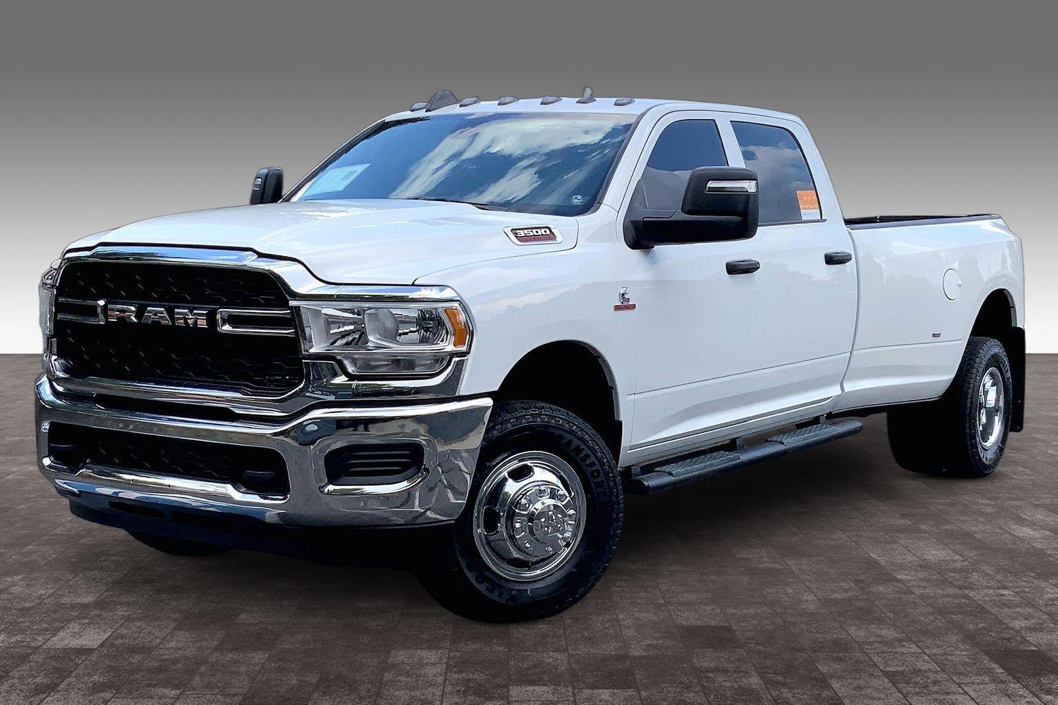 Bright White Clearcoat 2024 RAM 3500 Pickup Truck Four-Wheel Drive 6-Speed Automatic