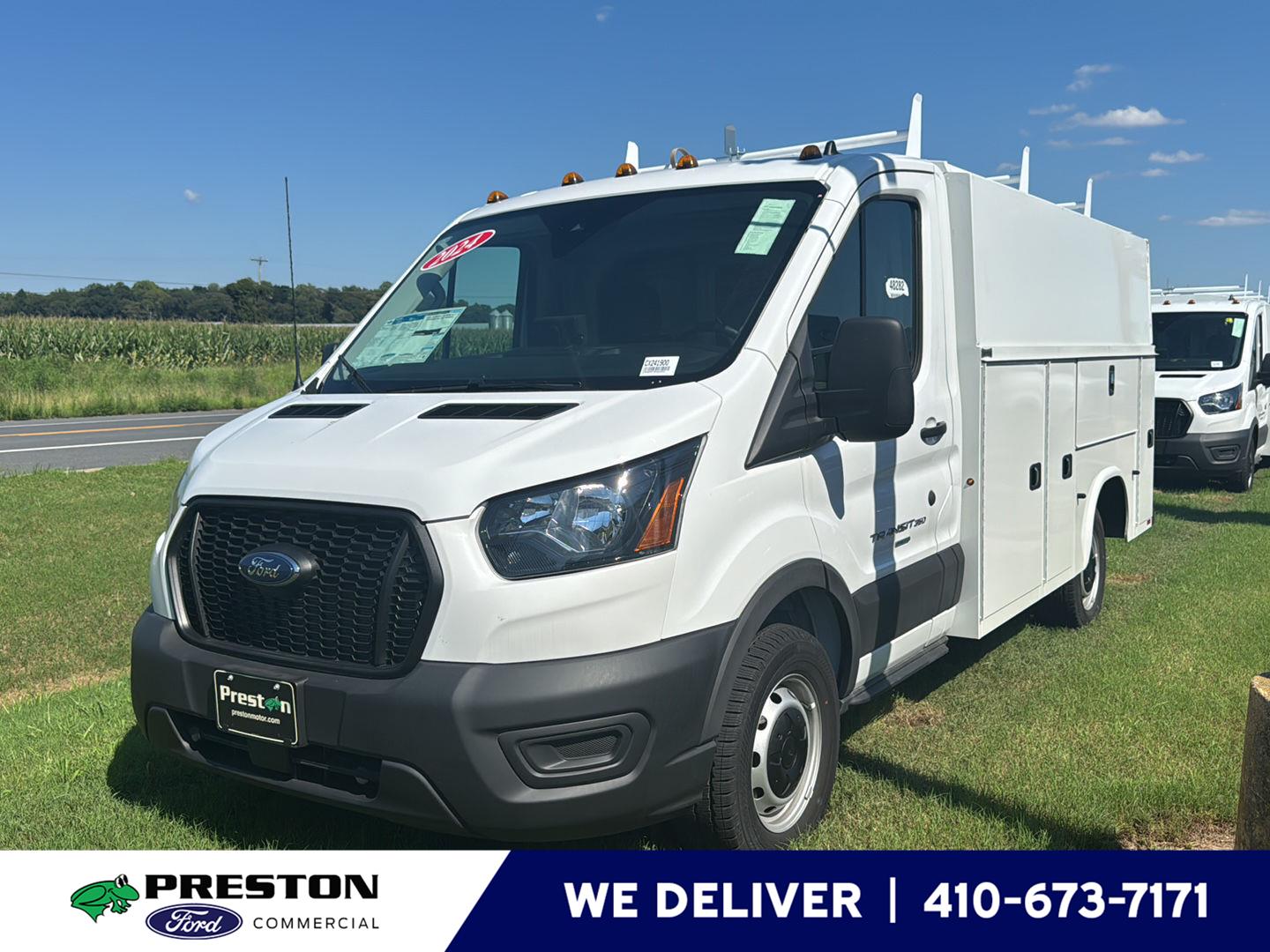 Oxford White 2024 Ford Transit Chassis Van Rear-Wheel Drive Automatic