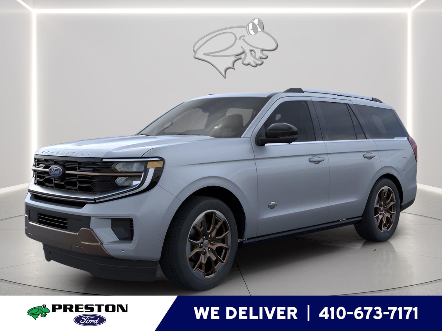 Glacier Gray Metallic Tri-Coat 2025 Ford Expedition King Ranch 4WD SUV / Crossover Four-Wheel Drive Automatic