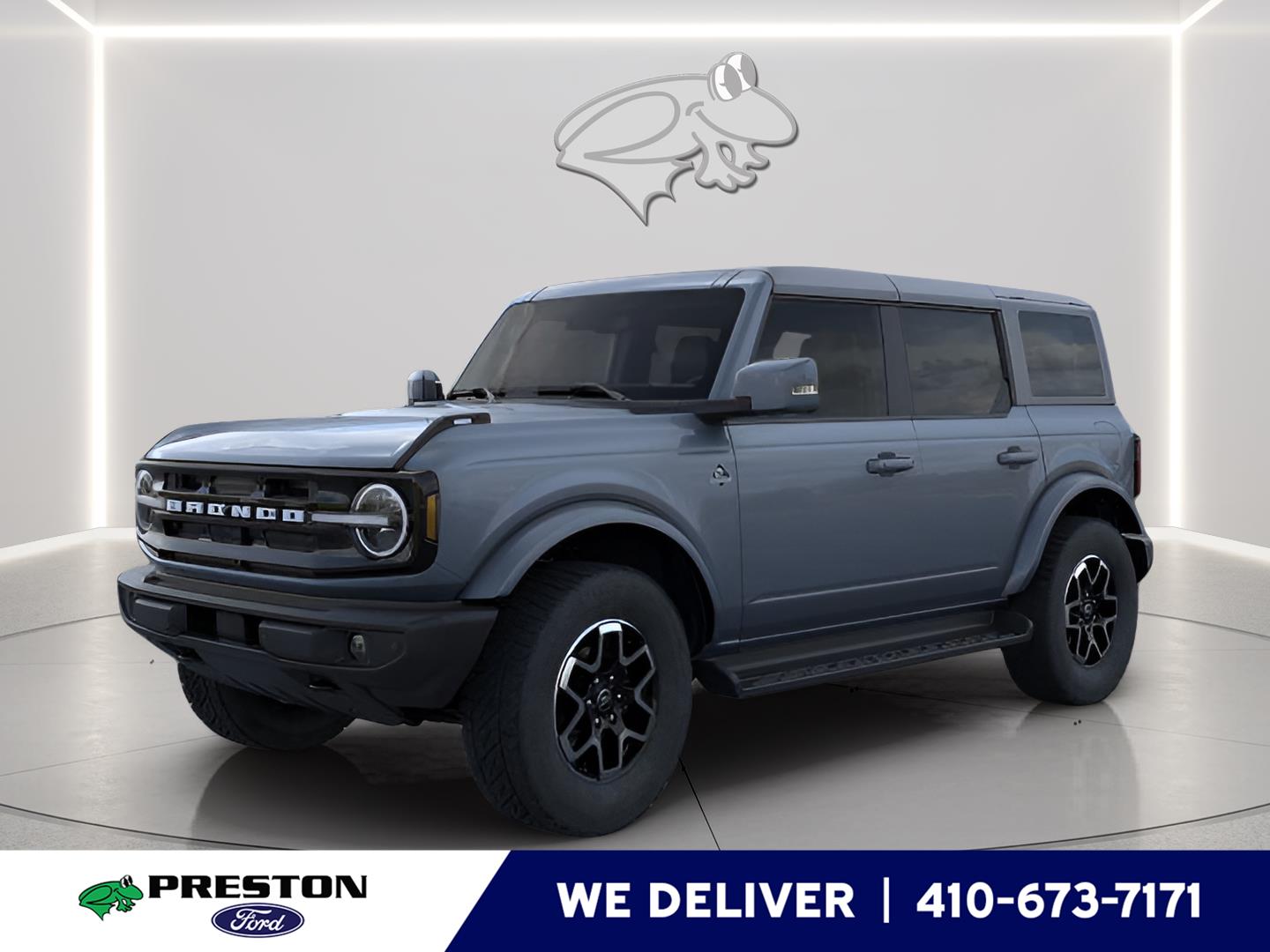 Blue (Azure Gray Metallic Tri-Coat) 2025 Ford Bronco Outer Banks 4-Door 4WD SUV / Crossover Four-Wheel Drive Automatic