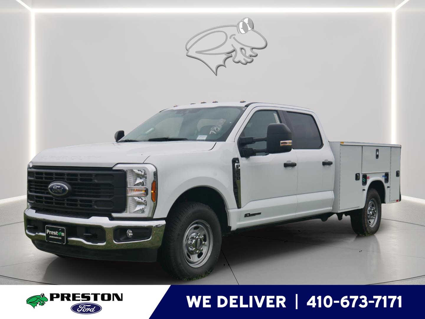 Z1 OXFORD WHITE 2025 Ford F-250 Super Duty XL Crew Cab LB RWD Pickup Truck 4X2 Automatic