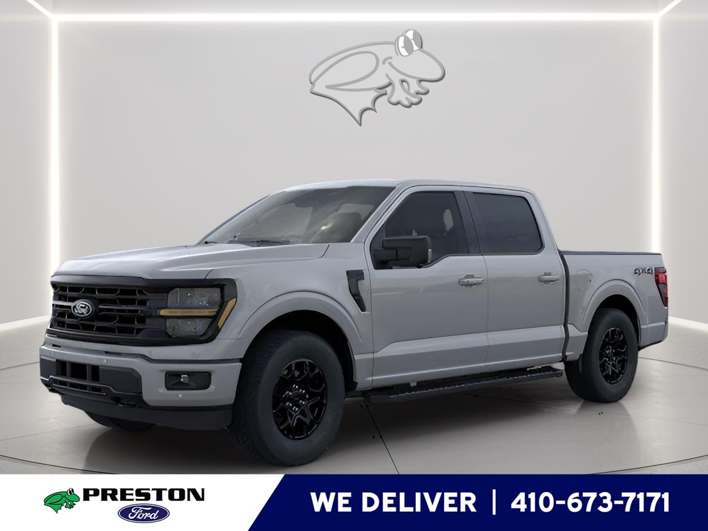 Avalanche Gray 2026 Ford F-150 XLT SuperCrew 4WD Pickup Truck Four-Wheel Drive Automatic