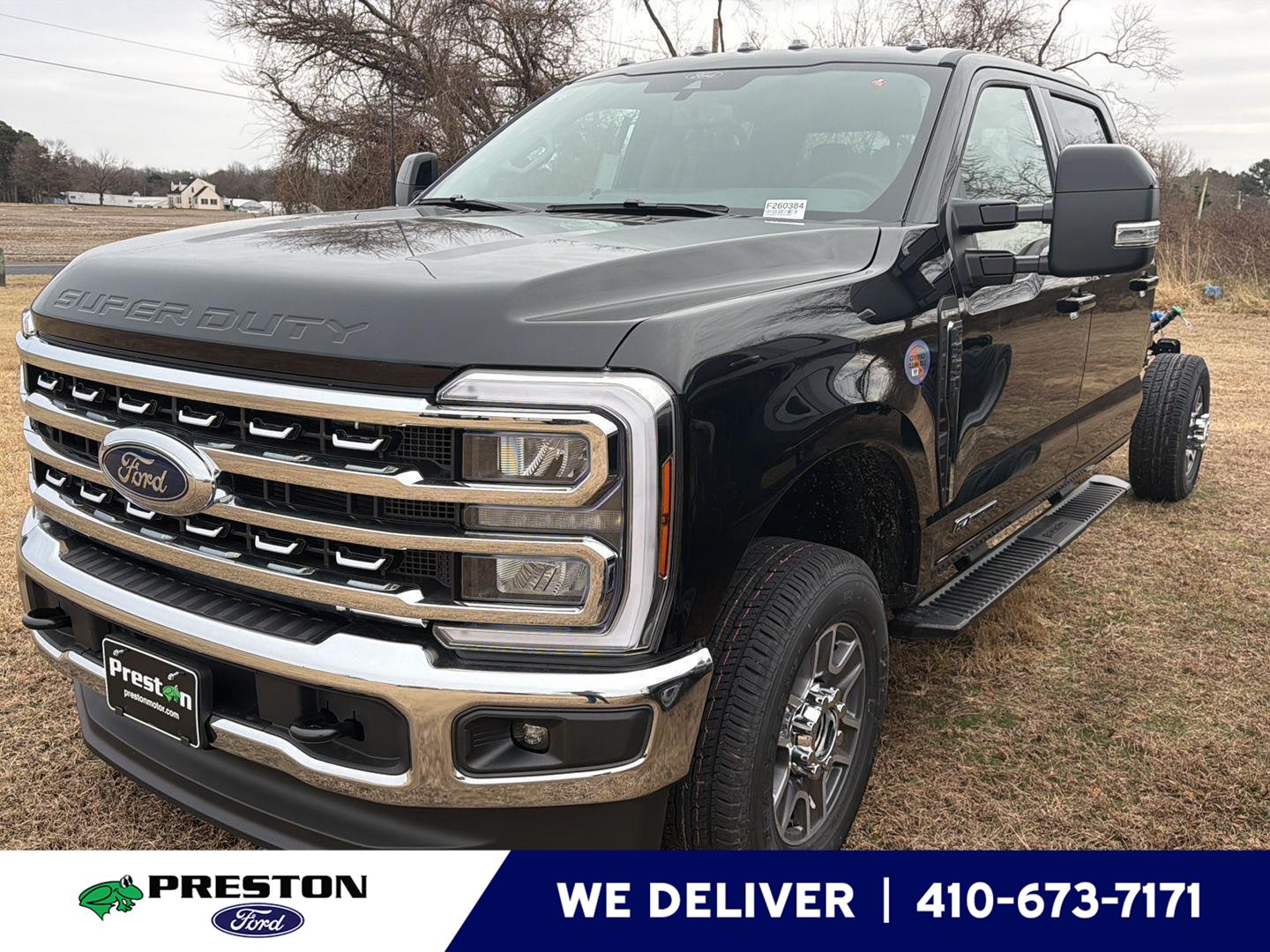 Um Agate Black 2026 Ford F-350 Super Duty Chassis Pickup Truck Four-Wheel Drive Automatic