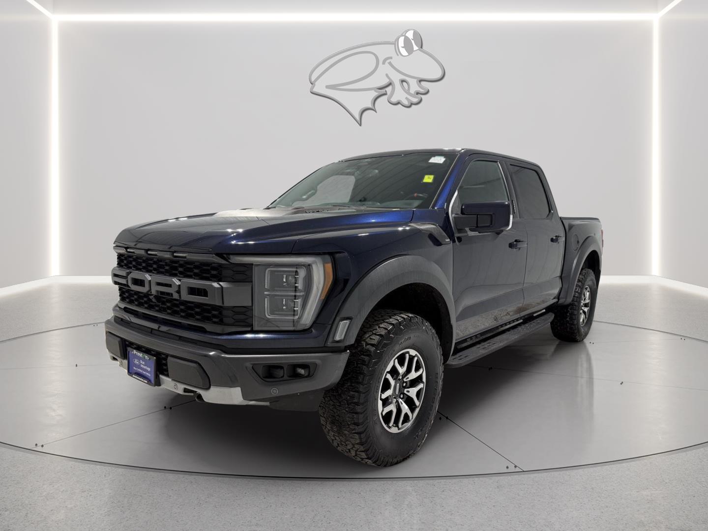 Antimatter Blue 2022 Ford F-150 Raptor SuperCrew 4WD Pickup Truck Four-Wheel Drive Automatic