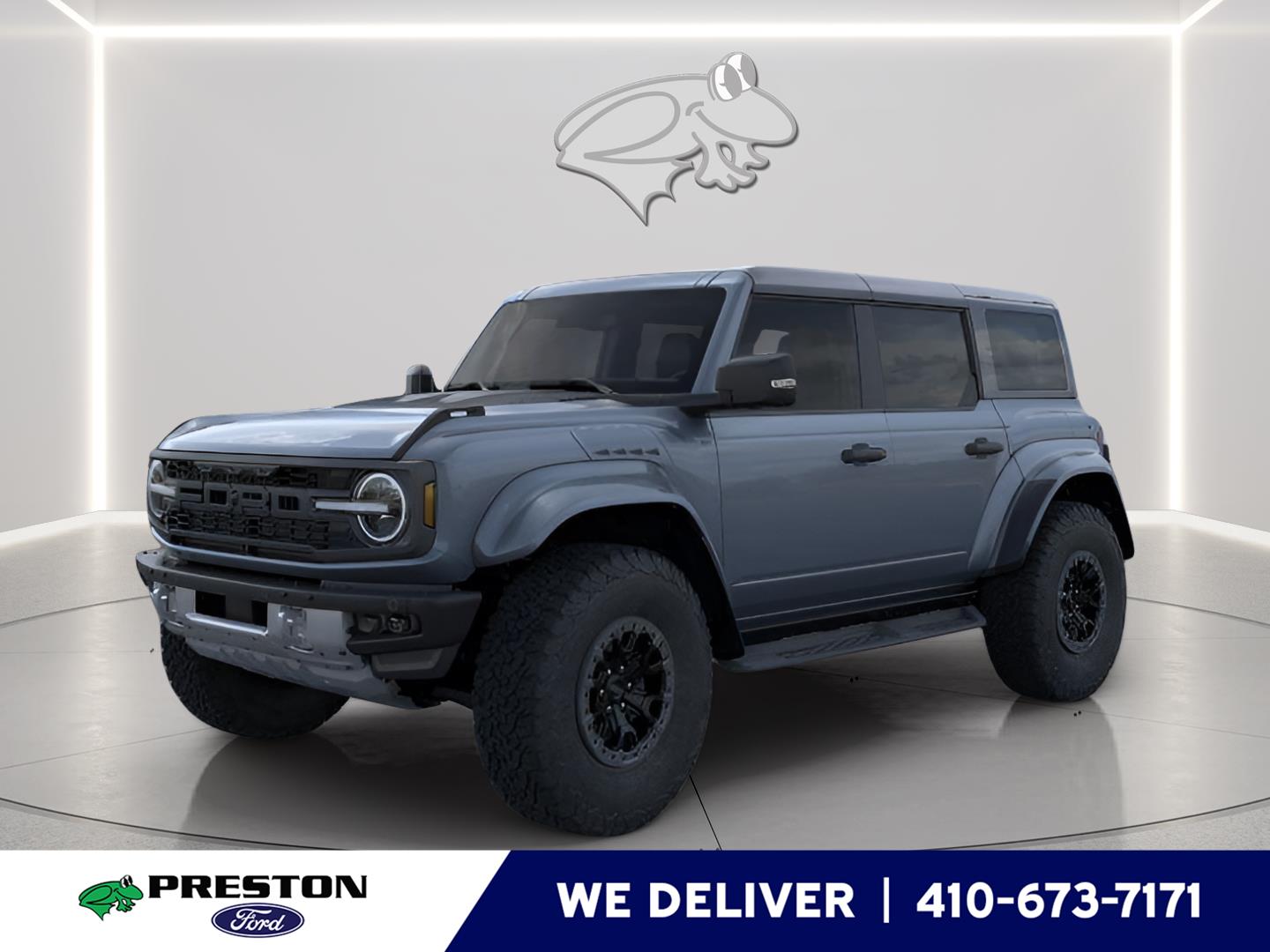 Blue (G4 Azure Gray Met Tri-Coat) 2025 Ford Bronco Raptor 4WD SUV / Crossover Four-Wheel Drive Automatic