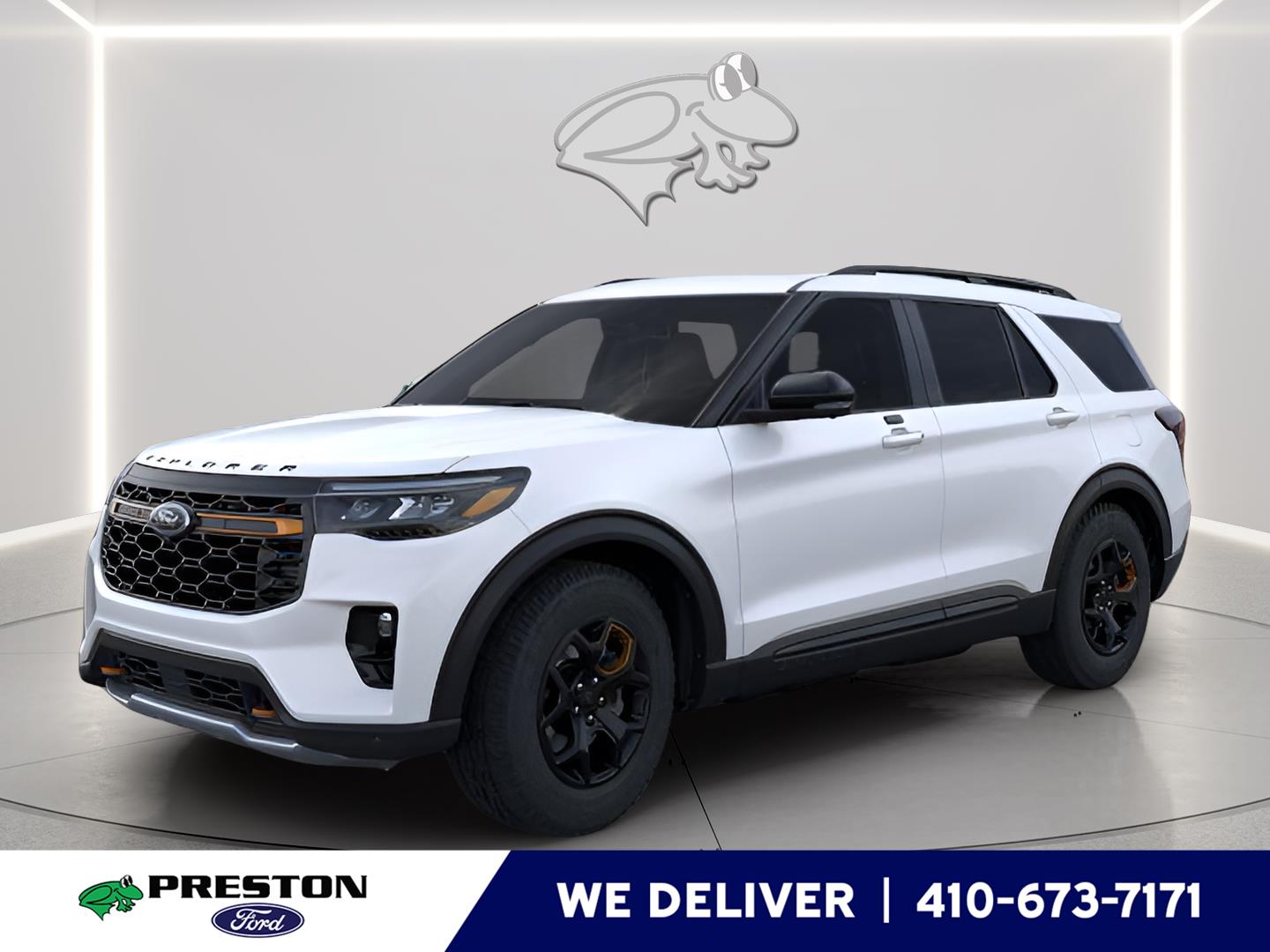 Star White Metallic Tri-Coat 2026 Ford Explorer Tremor AWD SUV / Crossover All-Wheel Drive Automatic