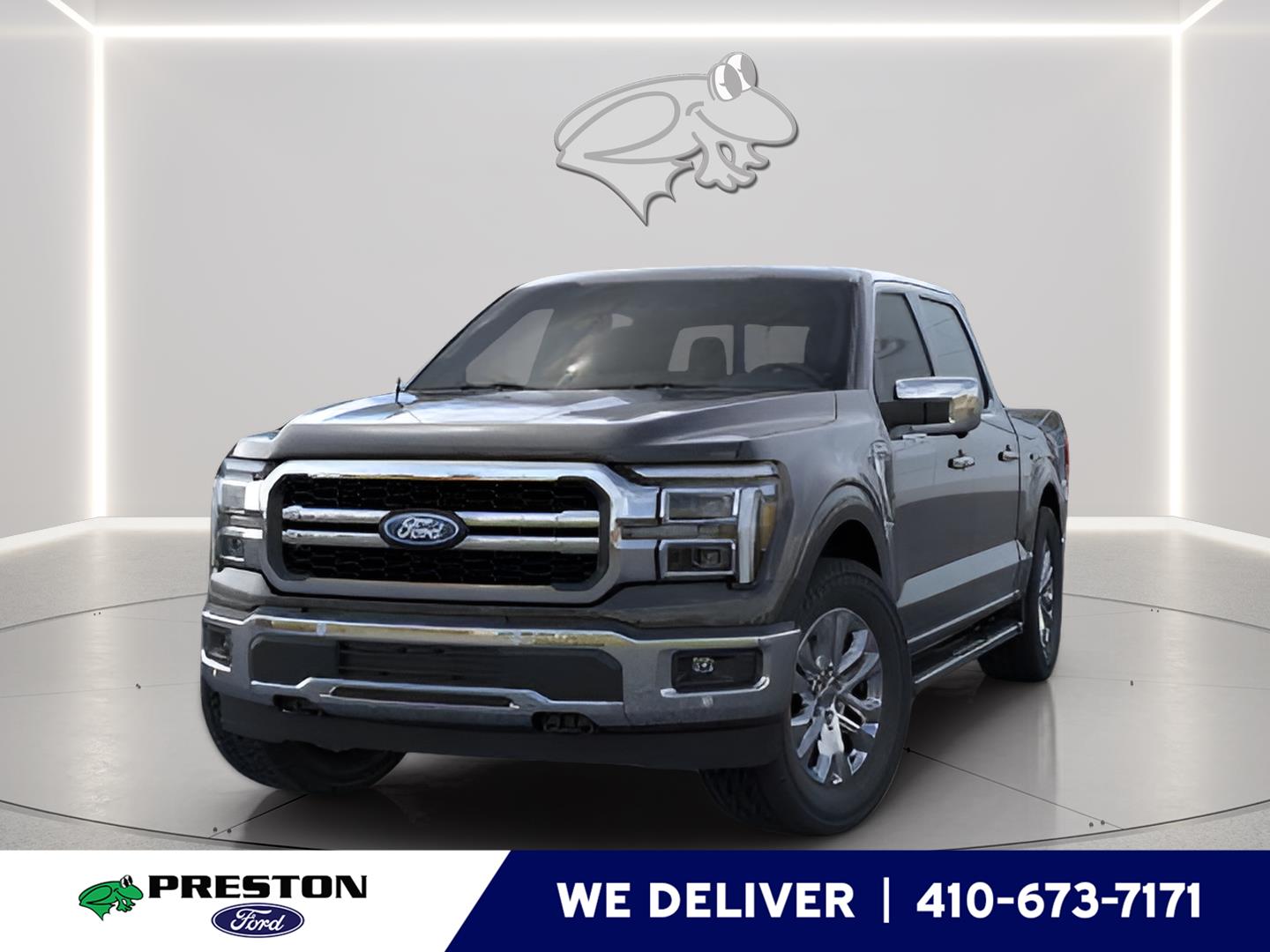 Agate Black 2026 Ford F-150 Lariat SuperCrew 4WD Pickup Truck Four-Wheel Drive Automatic