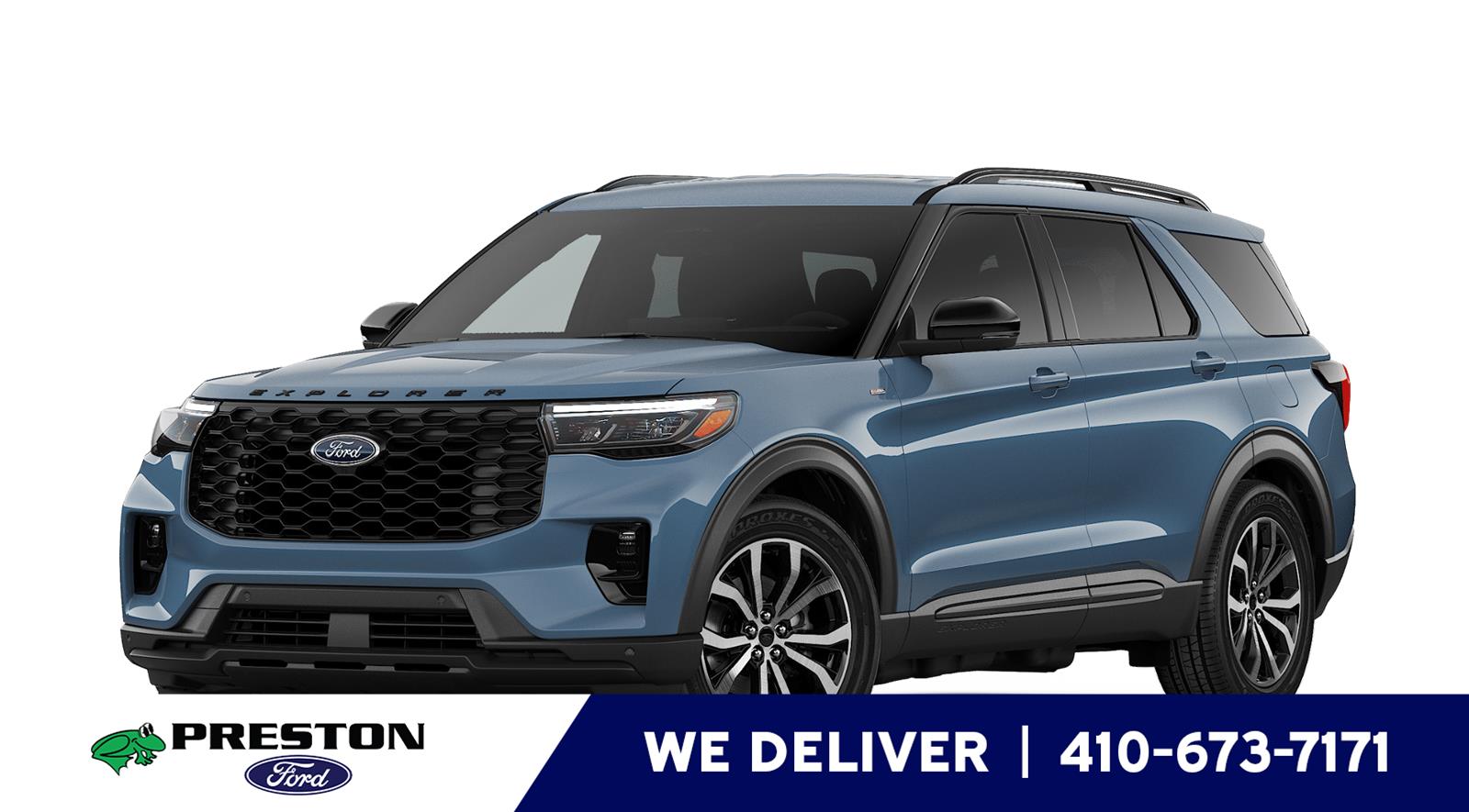 Vapor Blue 2026 Ford Explorer ST-Line AWD SUV / Crossover All-Wheel Drive Automatic