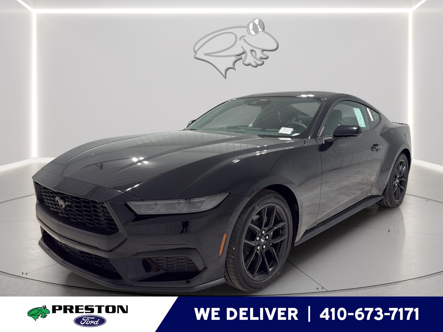 Shadow Black 2026 Ford Mustang EcoBoost Fastback RWD Coupe Rear-Wheel Drive Automatic