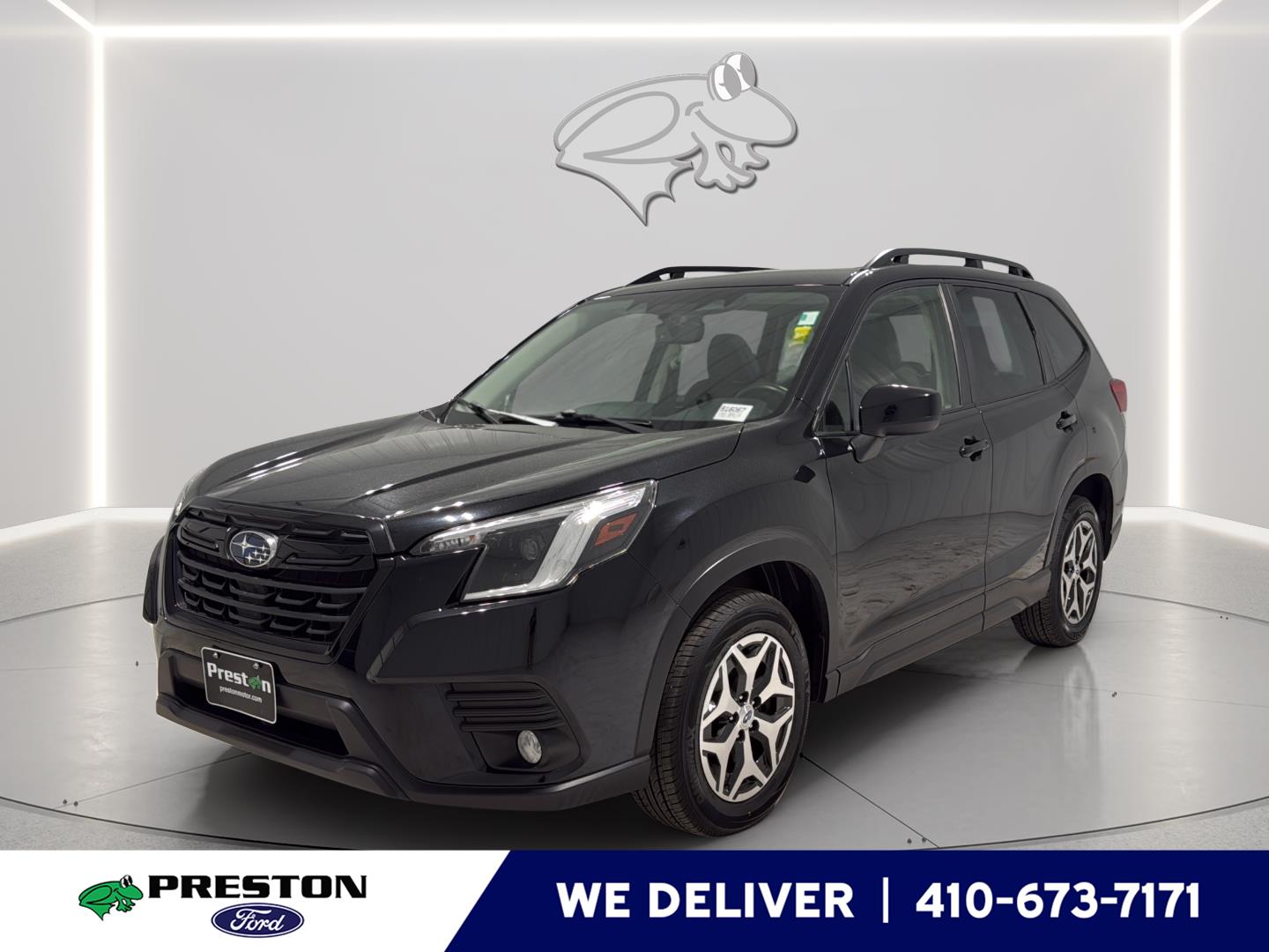 Crystal Black Silica 2023 Subaru Forester Premium Crossover AWD SUV / Crossover All-Wheel Drive Continuously Variable Transmission