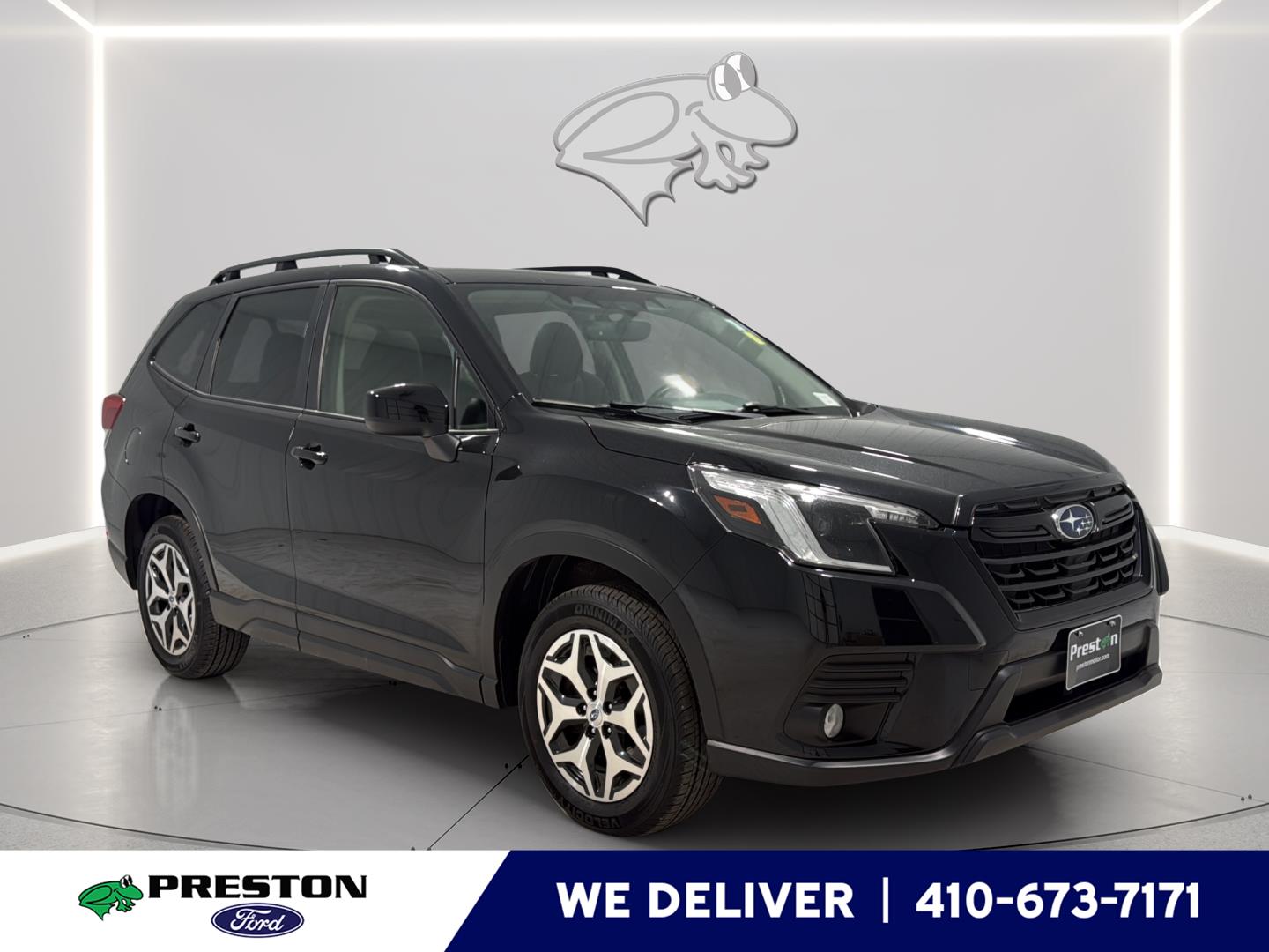 Crystal Black Silica 2023 Subaru Forester Premium Crossover AWD SUV / Crossover All-Wheel Drive Continuously Variable Transmission