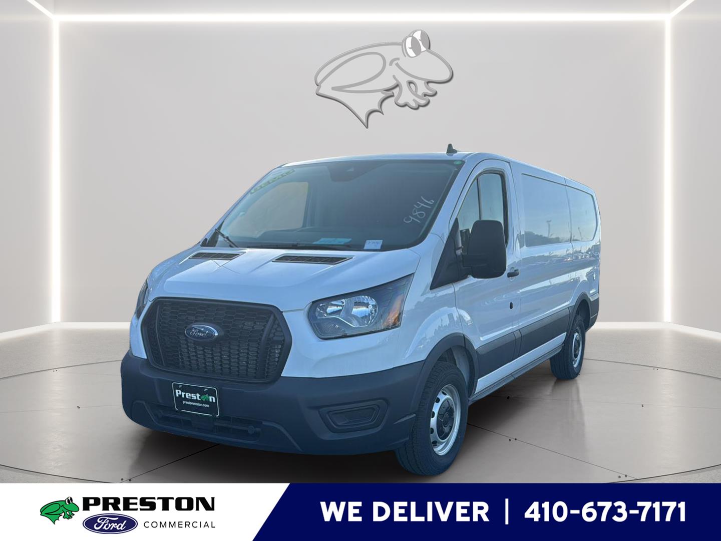 Oxford White 2025 Ford Transit Cargo 250 Low Roof RWD Van Rear-Wheel Drive Automatic