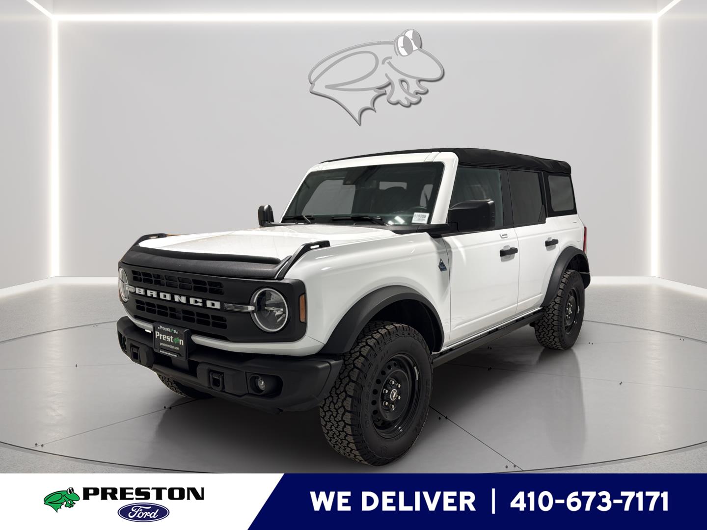 Oxford White 2023 Ford Bronco Black Diamond Advanced 4-Door 4WD SUV / Crossover Four-Wheel Drive 7-Speed Manual