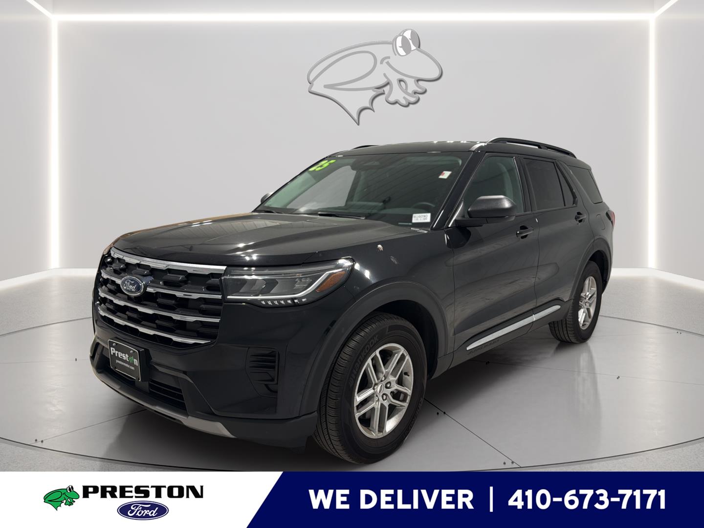 Agate Black 2025 Ford Explorer Active AWD SUV / Crossover All-Wheel Drive Automatic