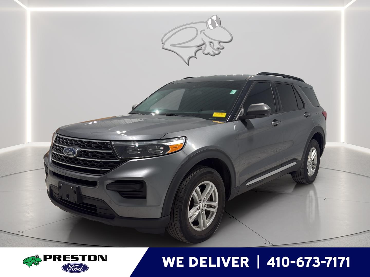 Carbonized Gray 2023 Ford Explorer XLT AWD SUV / Crossover All-Wheel Drive Automatic