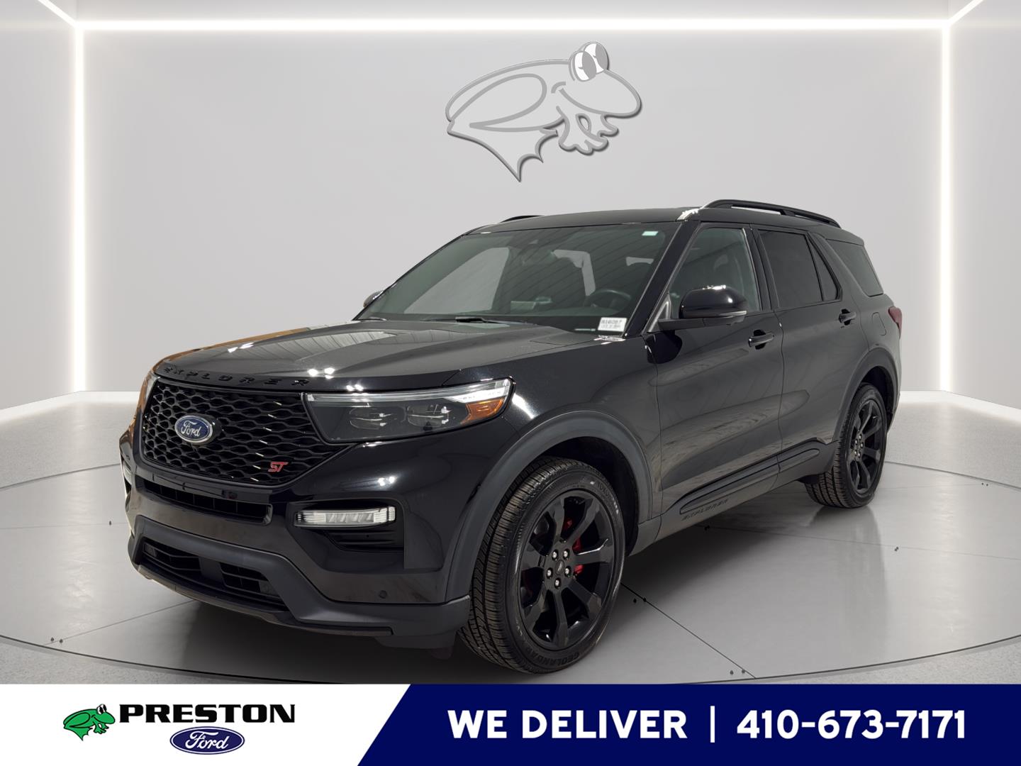Agate Black 2022 Ford Explorer ST AWD SUV / Crossover All-Wheel Drive Automatic
