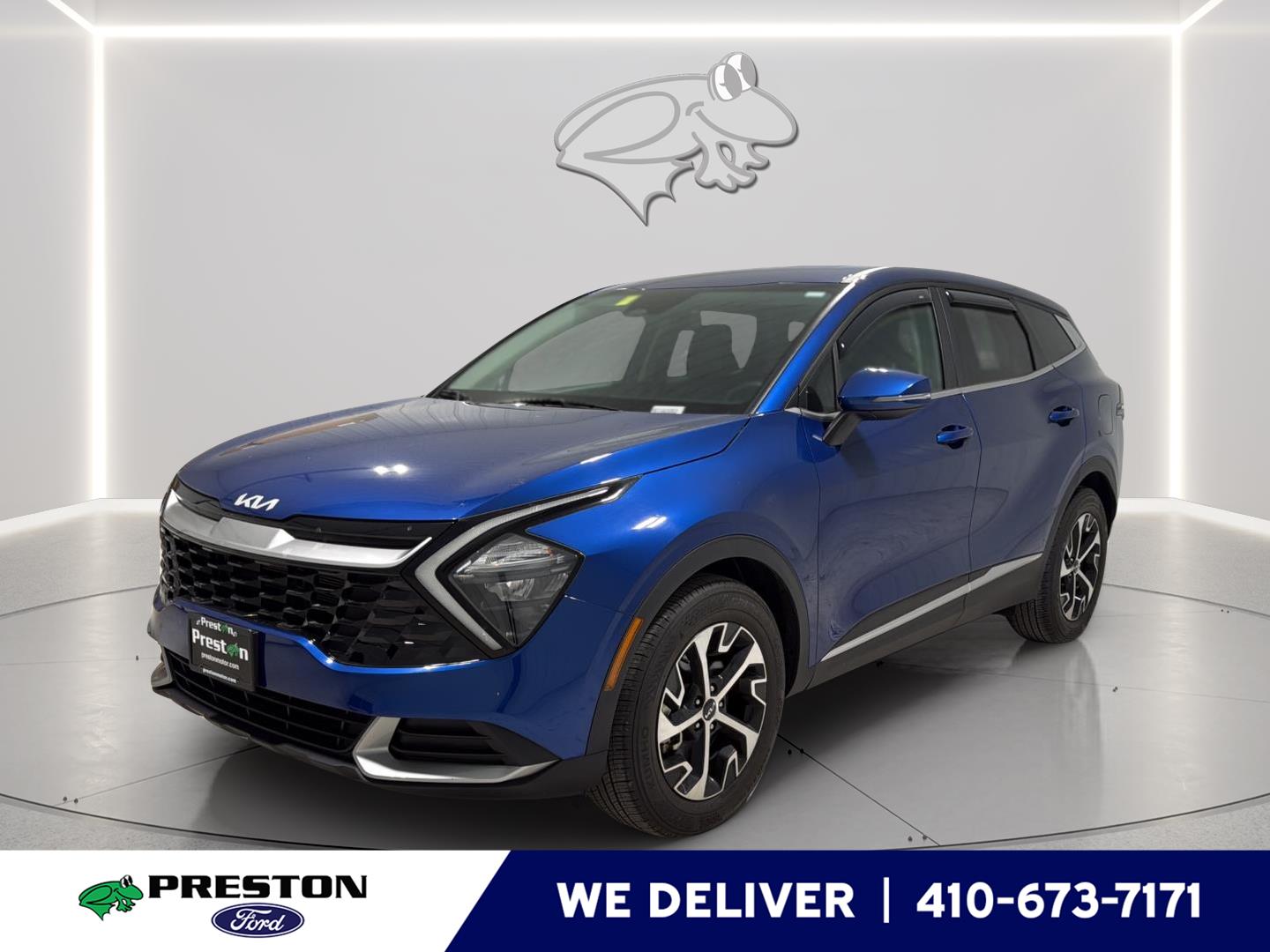 Sapphire Blue 2023 Kia Sportage EX FWD SUV / Crossover Front-Wheel Drive Automatic