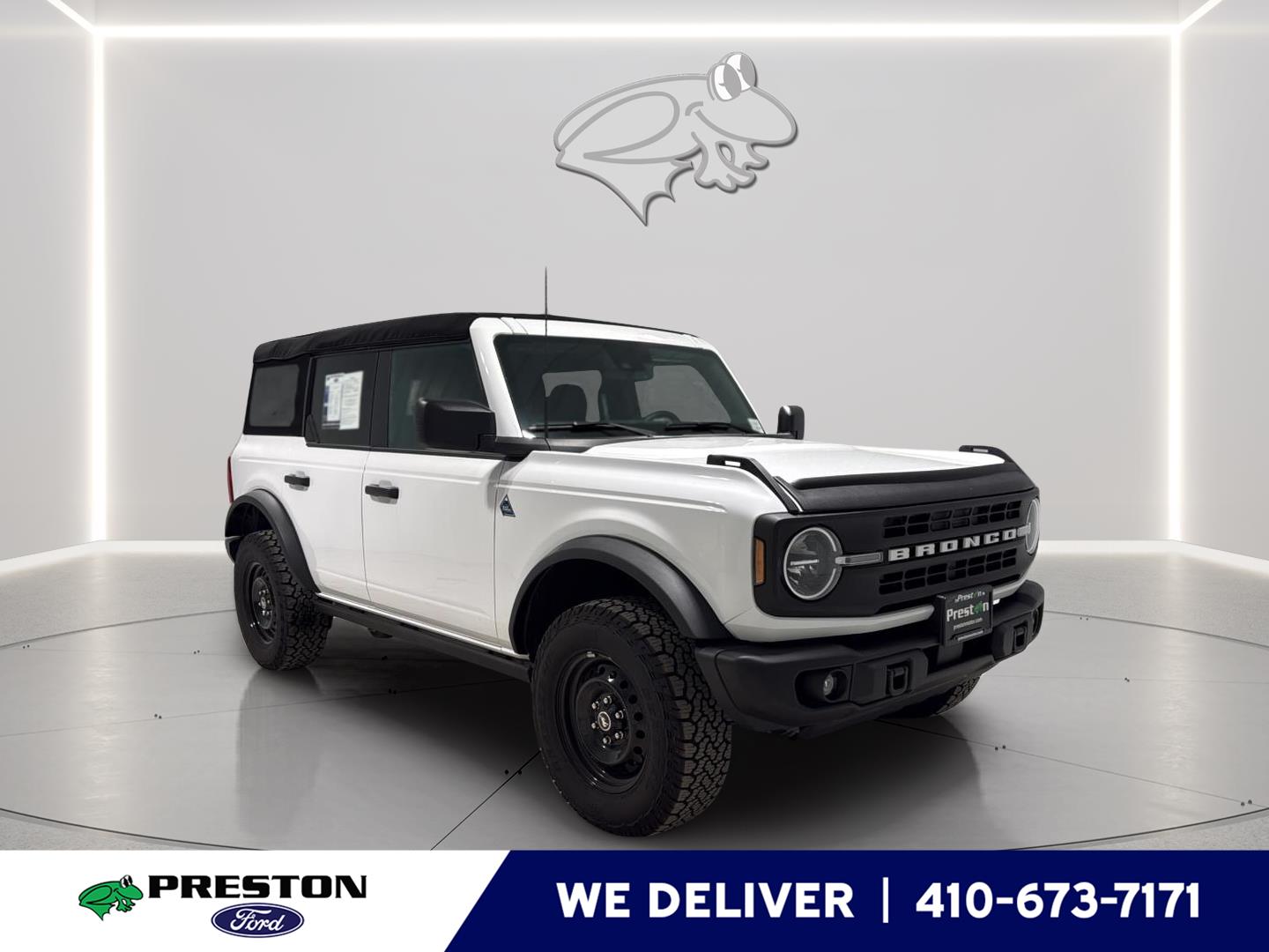 Oxford White 2023 Ford Bronco Black Diamond Advanced 4-Door 4WD SUV / Crossover Four-Wheel Drive Automatic