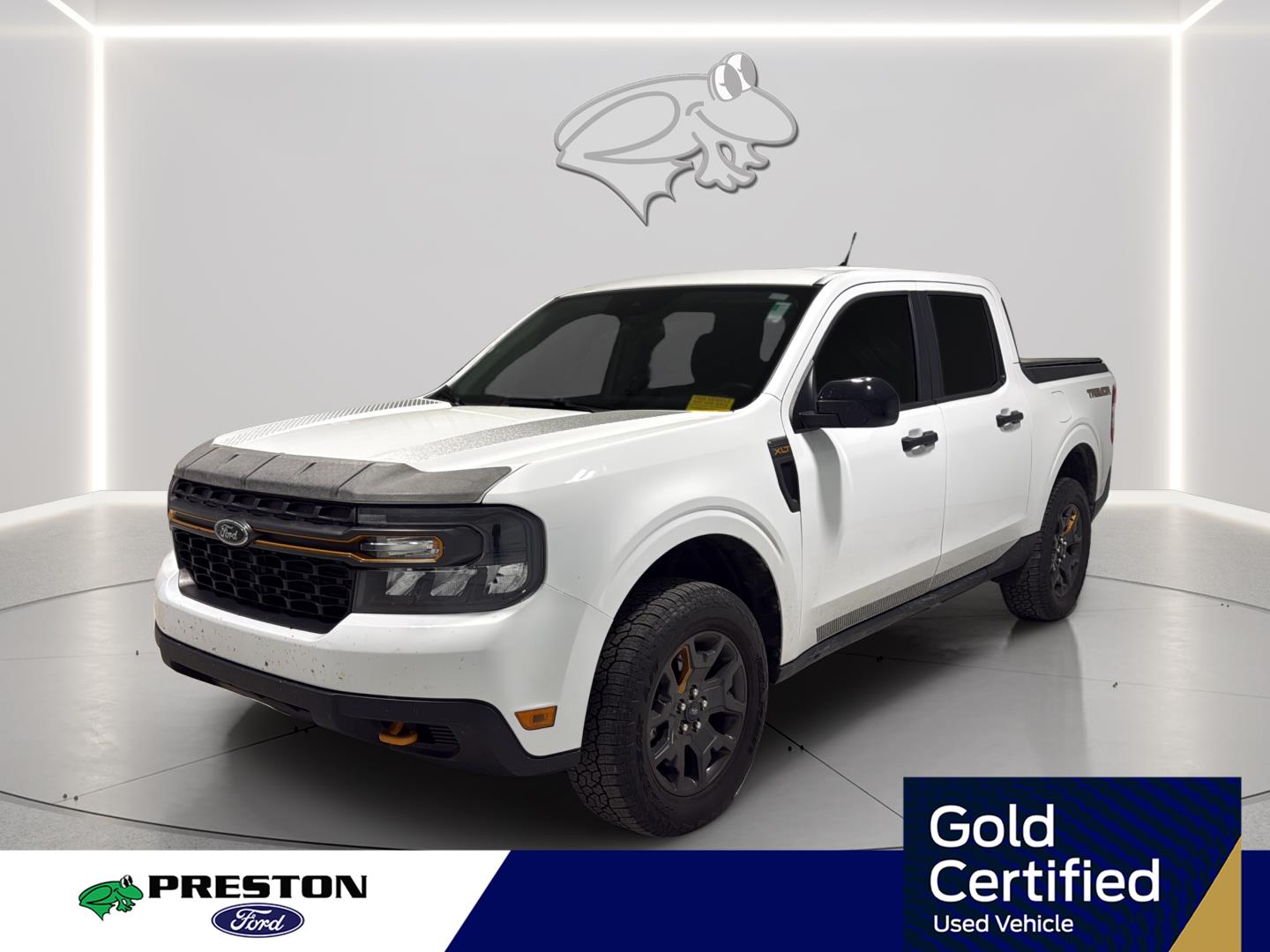 Oxford White 2024 Ford Maverick XLT SuperCrew AWD Pickup Truck All-Wheel Drive 8-Speed Automatic