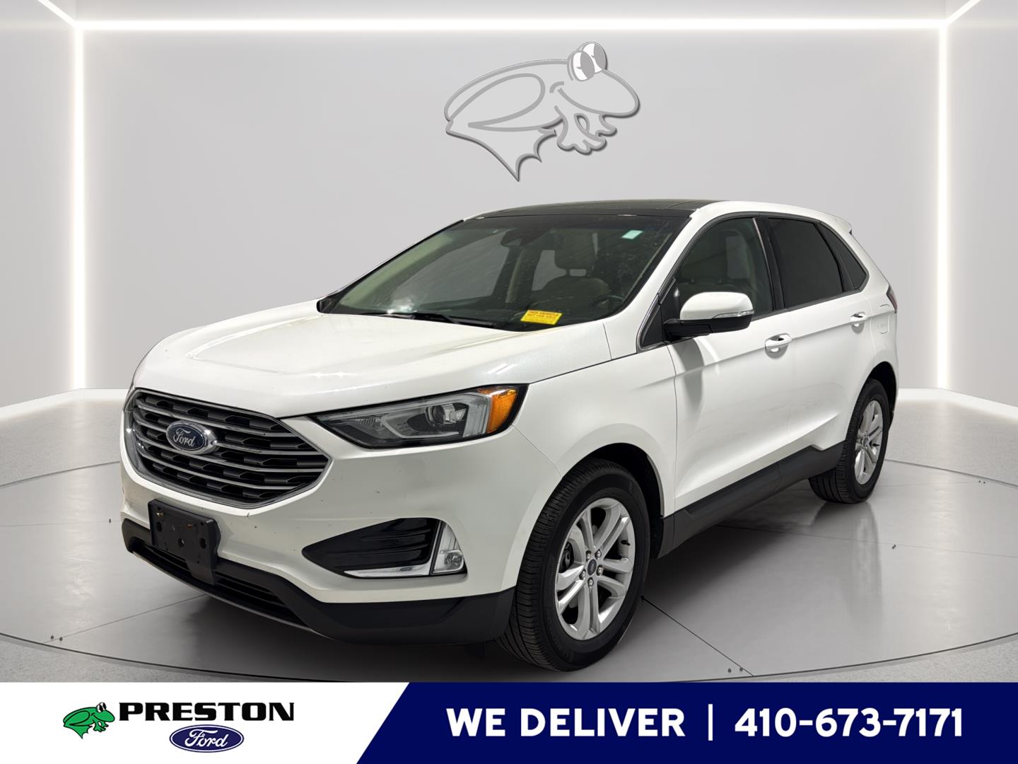 Star White Metallic Tri-Coat 2020 Ford Edge SEL FWD SUV / Crossover Front-Wheel Drive 8-Speed Automatic