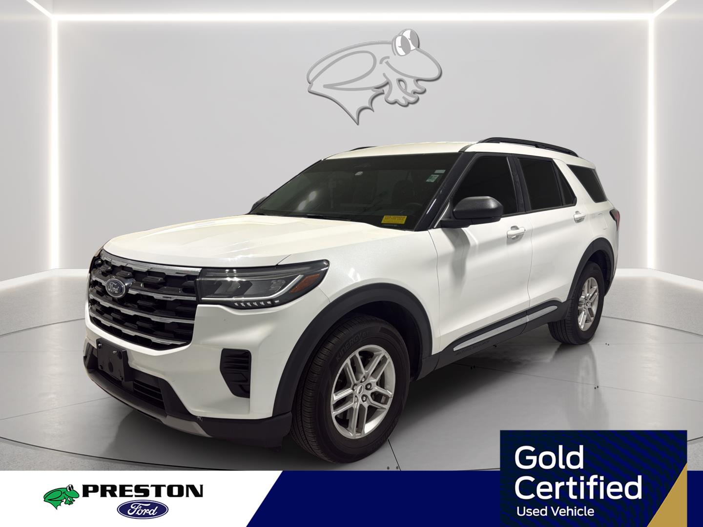 Star White Metallic Tri-Coat 2025 Ford Explorer Active AWD SUV / Crossover All-Wheel Drive Automatic