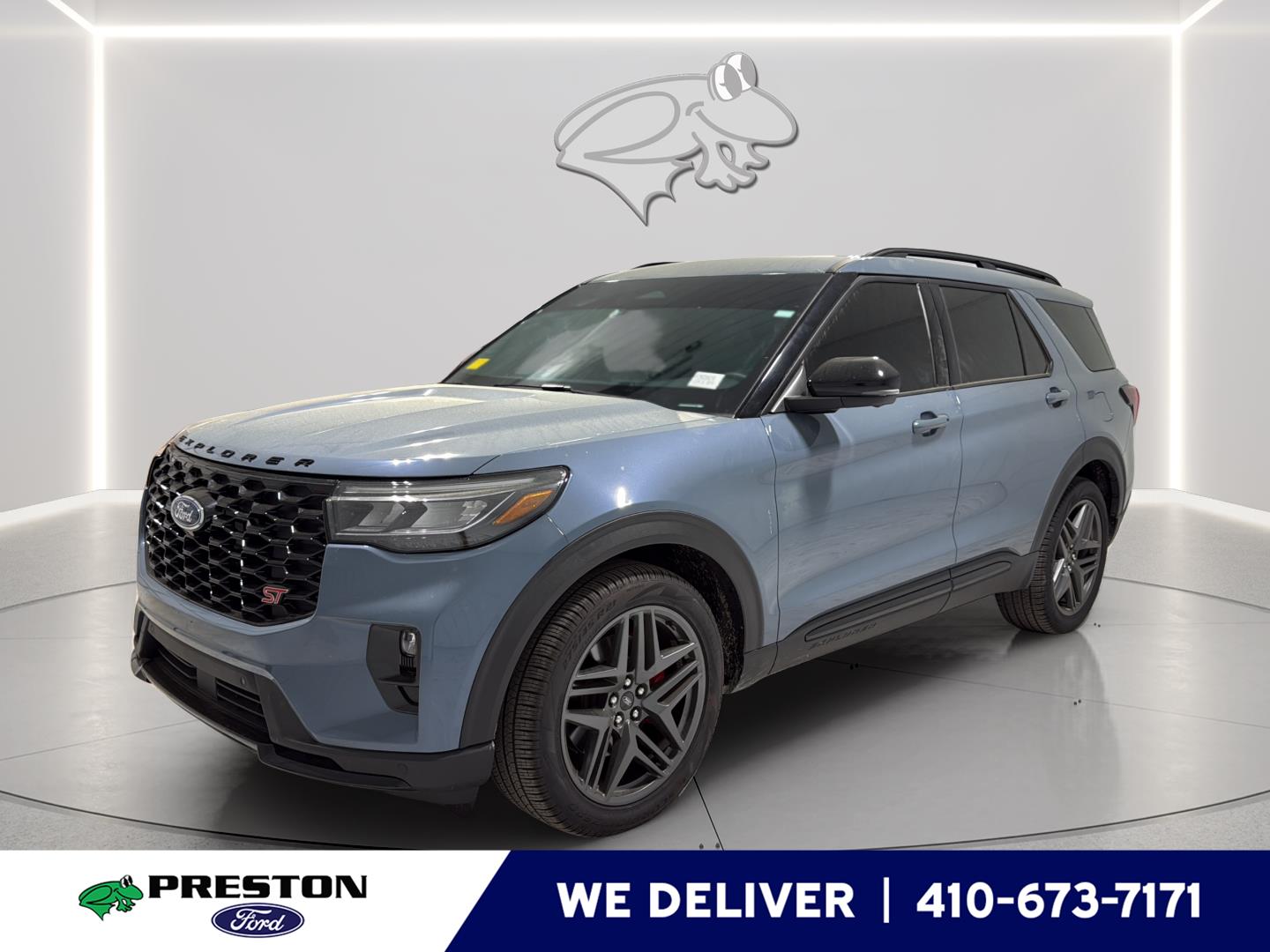 Vapor Blue 2025 Ford Explorer ST AWD SUV / Crossover All-Wheel Drive Automatic