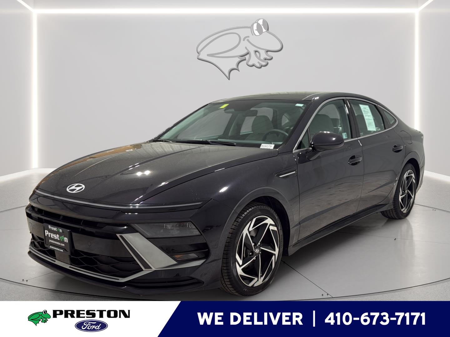 Carbon Blue 2024 Hyundai Sonata SEL FWD Sedan Front-Wheel Drive Automatic